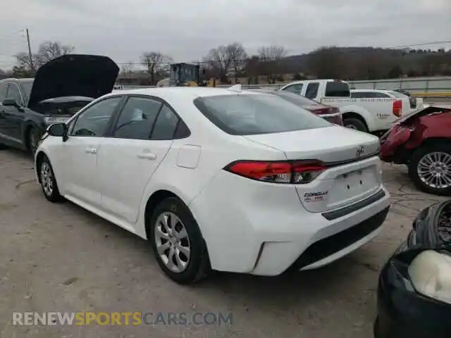 3 Photograph of a damaged car 5YFEPRAE3LP043726 TOYOTA COROLLA 2020