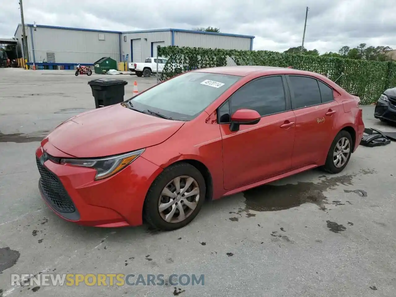 1 Photograph of a damaged car 5YFEPRAE3LP046643 TOYOTA COROLLA 2020