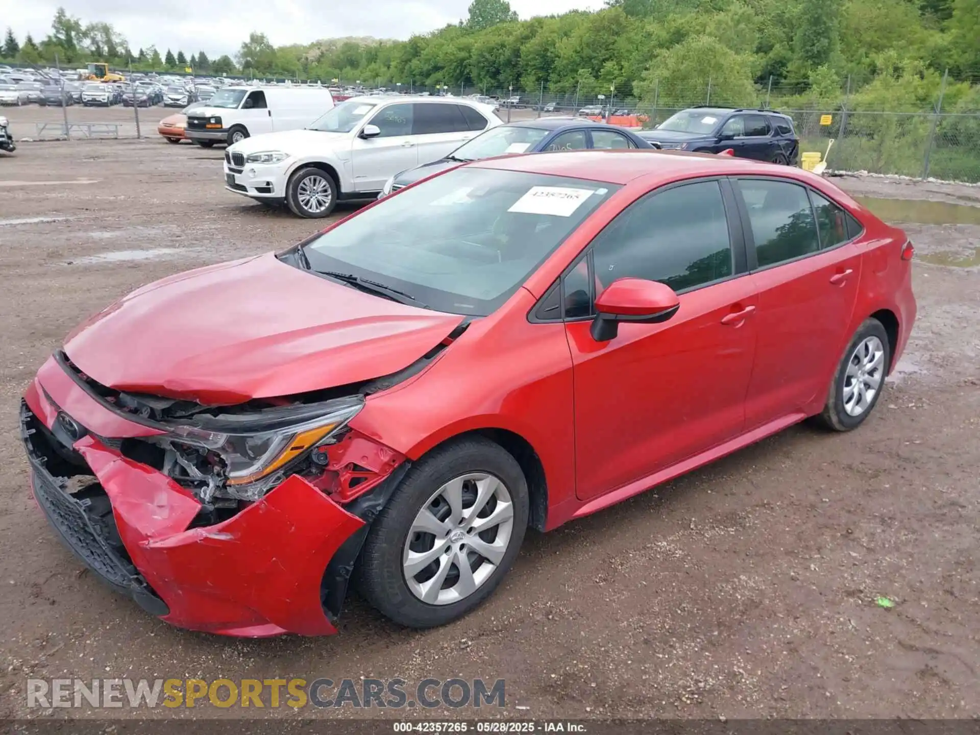 2 Photograph of a damaged car 5YFEPRAE3LP046934 TOYOTA COROLLA 2020