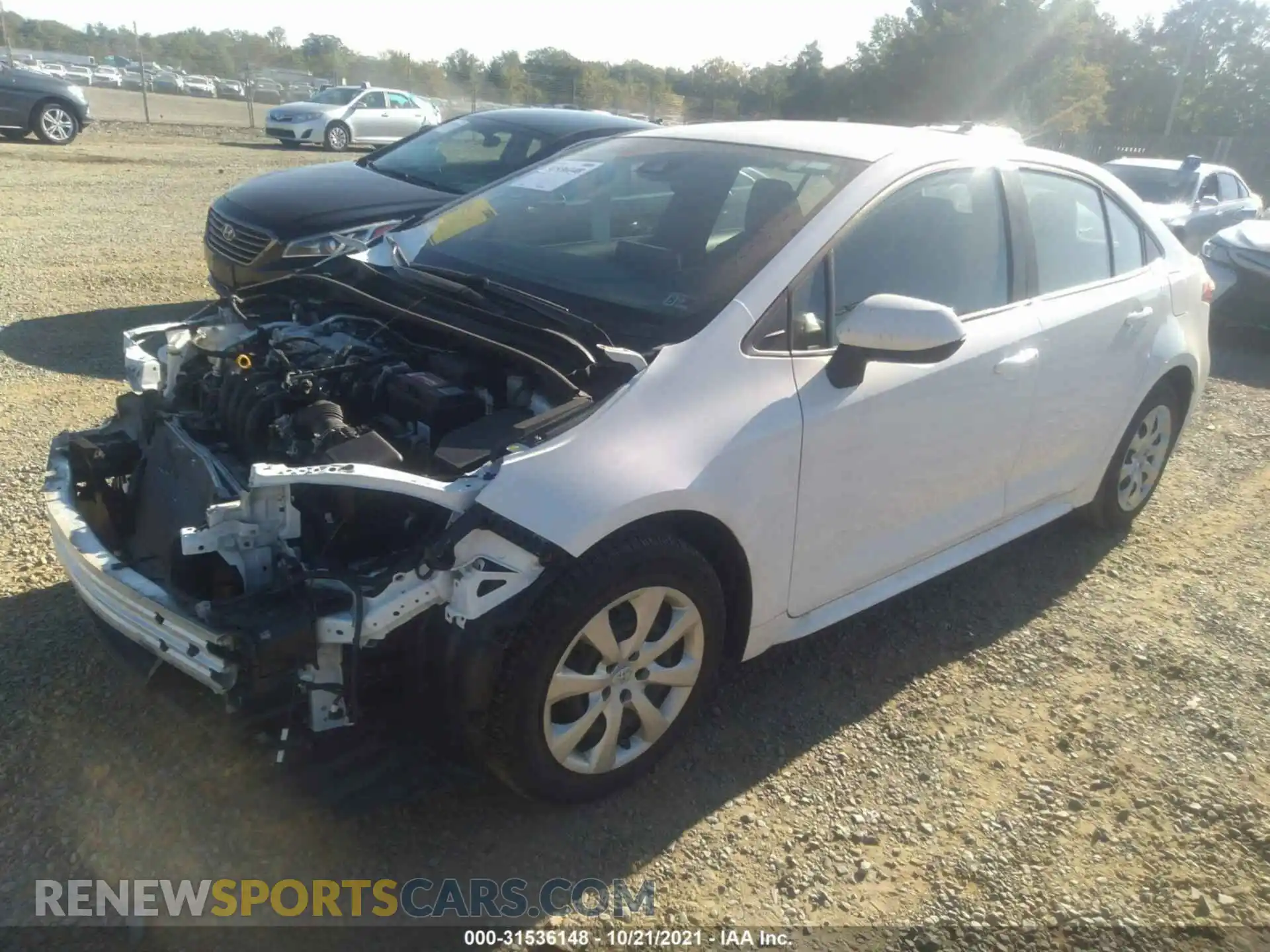 2 Фотография поврежденного автомобиля 5YFEPRAE3LP047579 TOYOTA COROLLA 2020