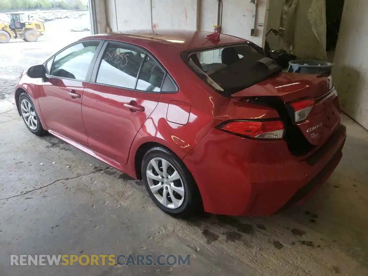 3 Photograph of a damaged car 5YFEPRAE3LP048053 TOYOTA COROLLA 2020