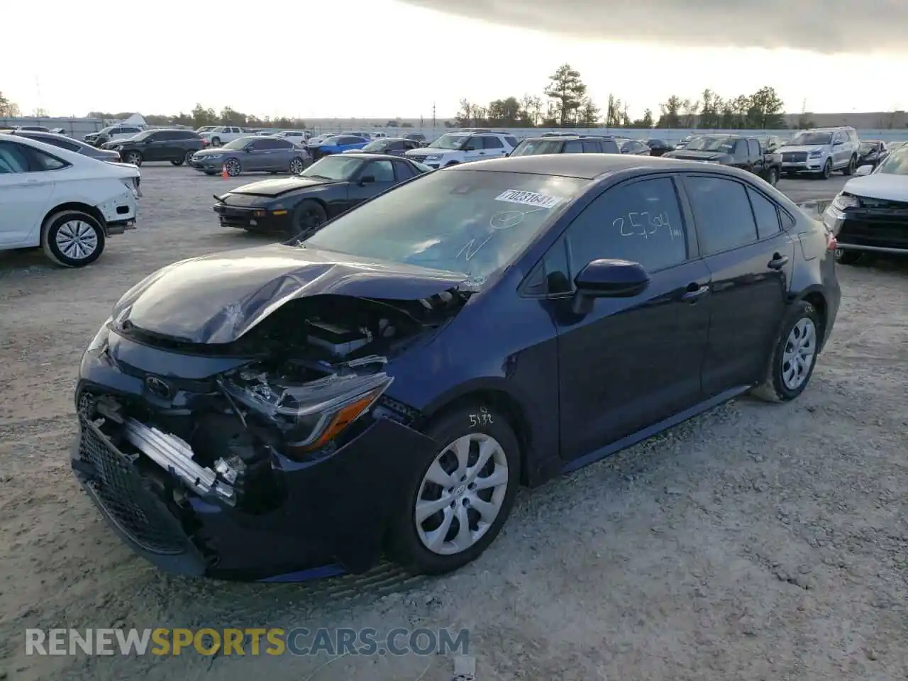 2 Photograph of a damaged car 5YFEPRAE3LP057528 TOYOTA COROLLA 2020