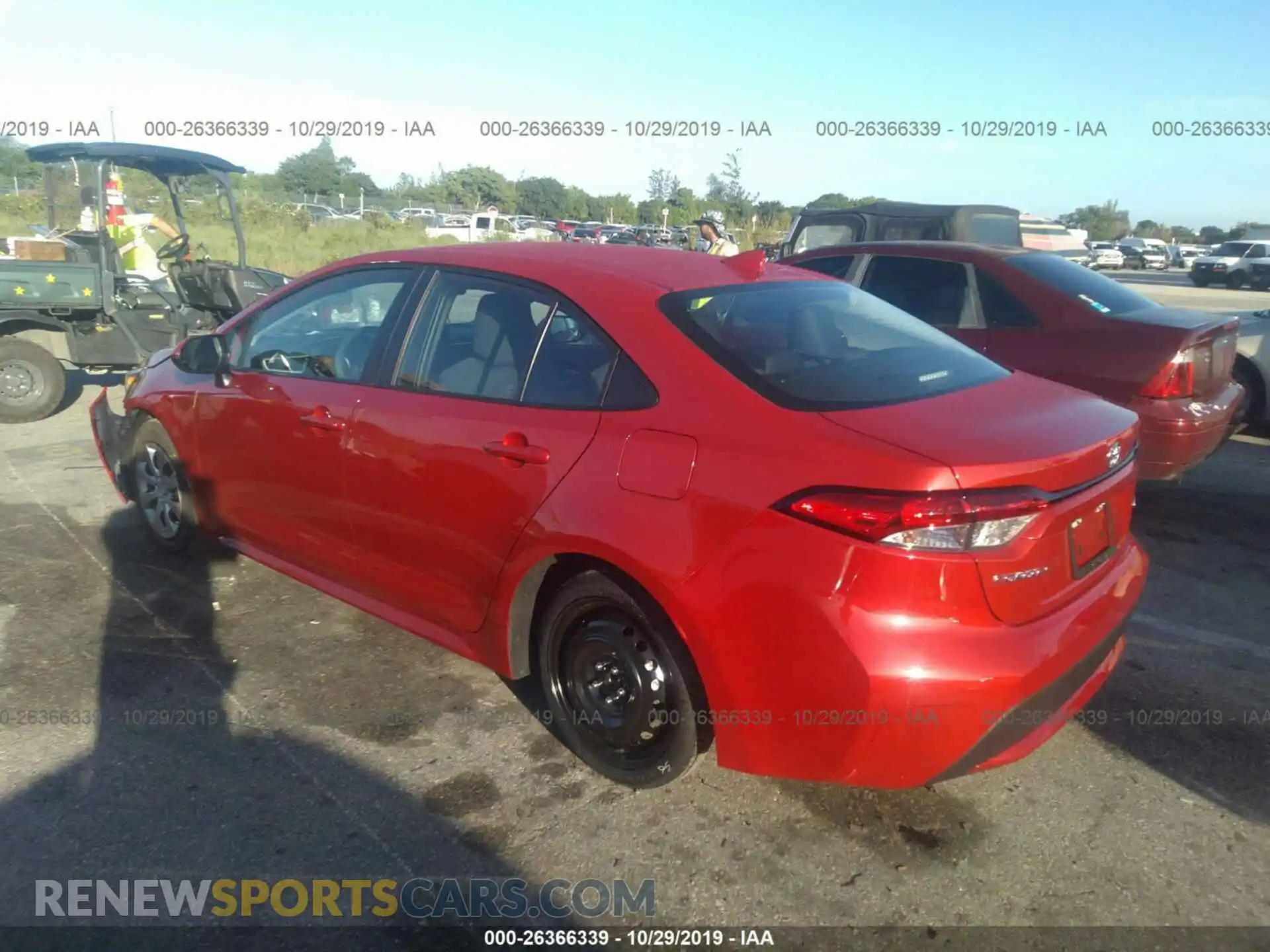 3 Photograph of a damaged car 5YFEPRAE3LP060087 TOYOTA COROLLA 2020