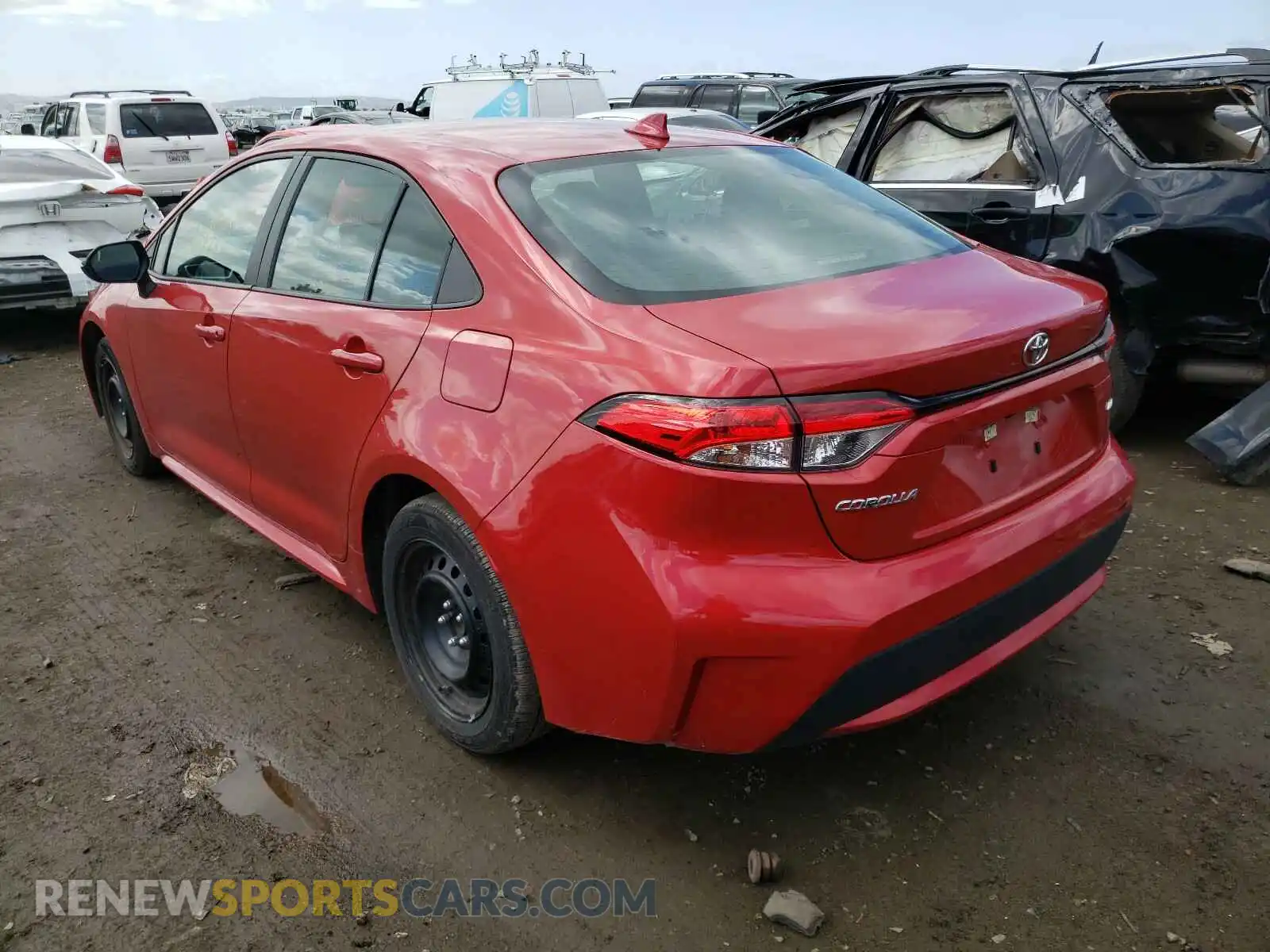 3 Photograph of a damaged car 5YFEPRAE3LP063426 TOYOTA COROLLA 2020