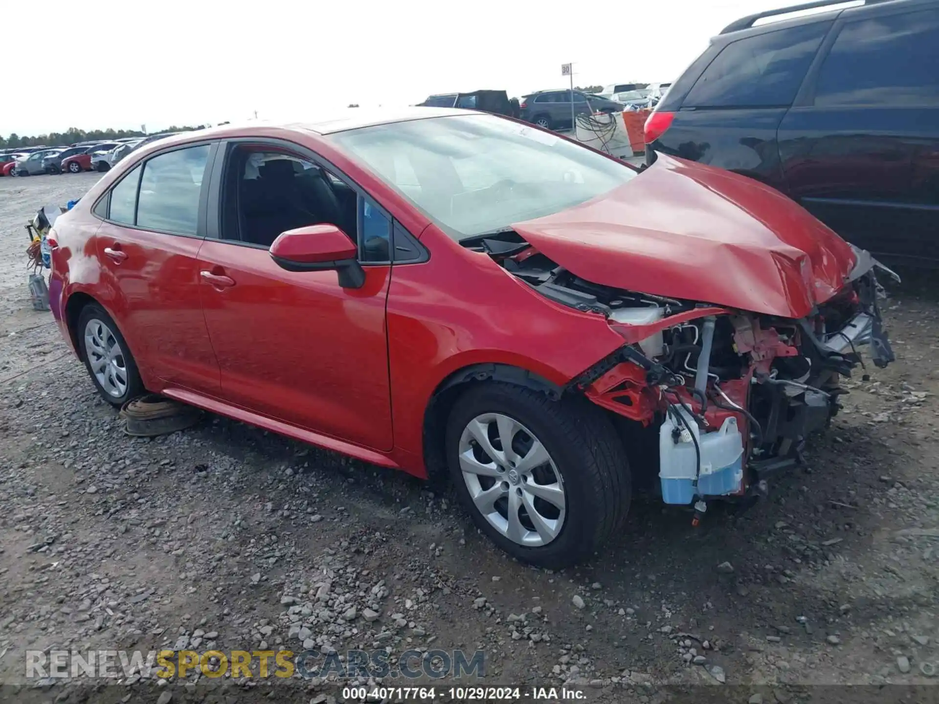 1 Photograph of a damaged car 5YFEPRAE3LP067413 TOYOTA COROLLA 2020