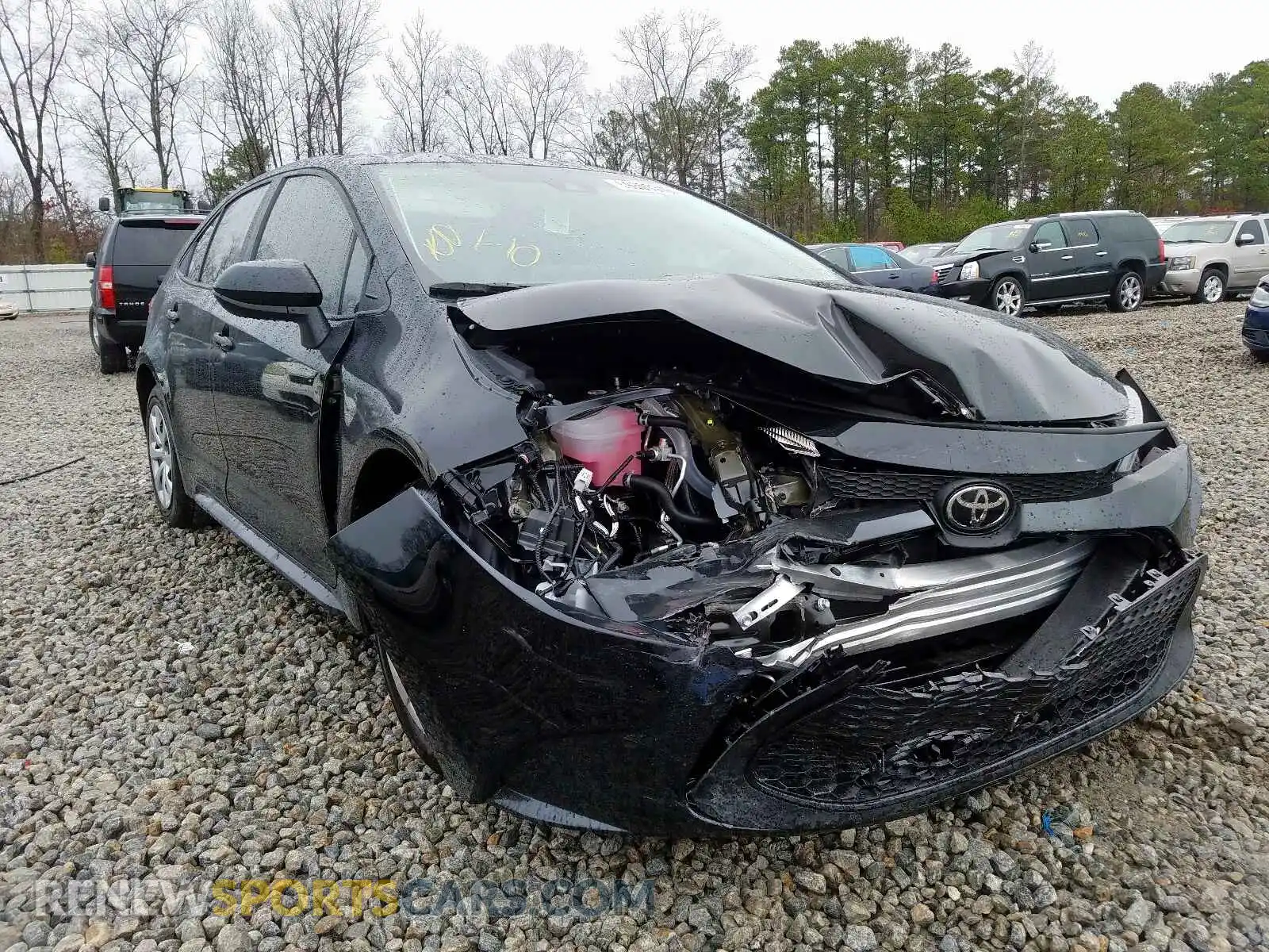 1 Photograph of a damaged car 5YFEPRAE3LP068190 TOYOTA COROLLA 2020