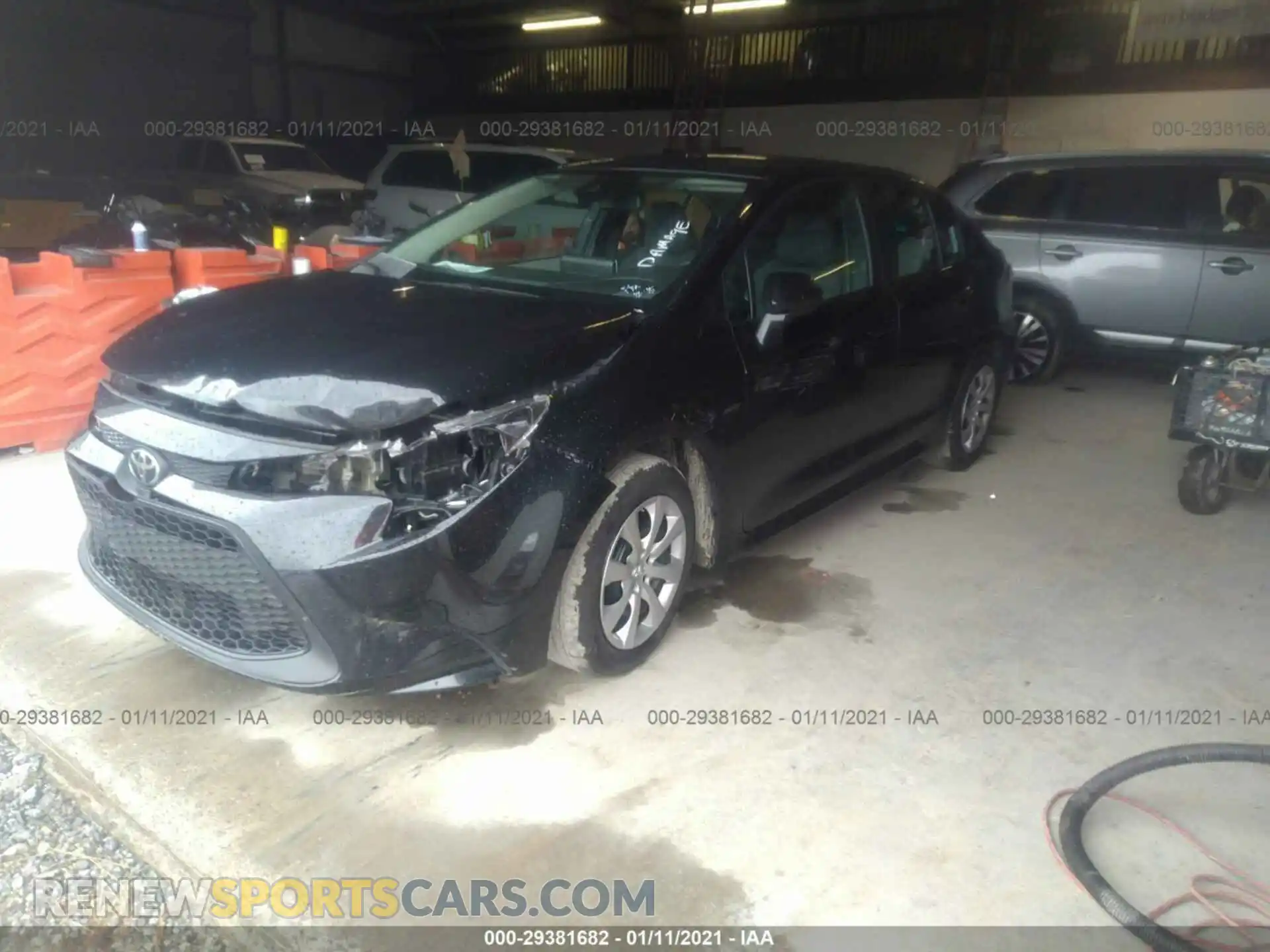 2 Photograph of a damaged car 5YFEPRAE3LP069565 TOYOTA COROLLA 2020