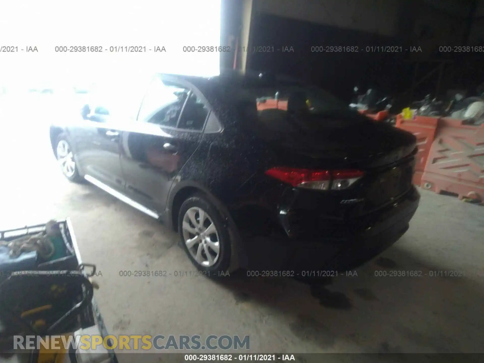 3 Photograph of a damaged car 5YFEPRAE3LP069565 TOYOTA COROLLA 2020