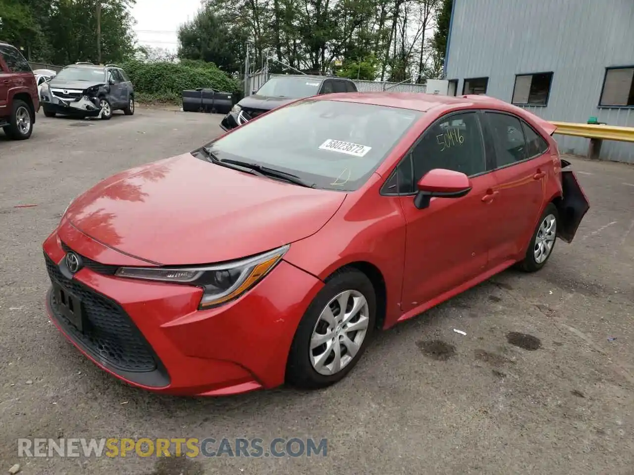 2 Фотография поврежденного автомобиля 5YFEPRAE3LP070635 TOYOTA COROLLA 2020