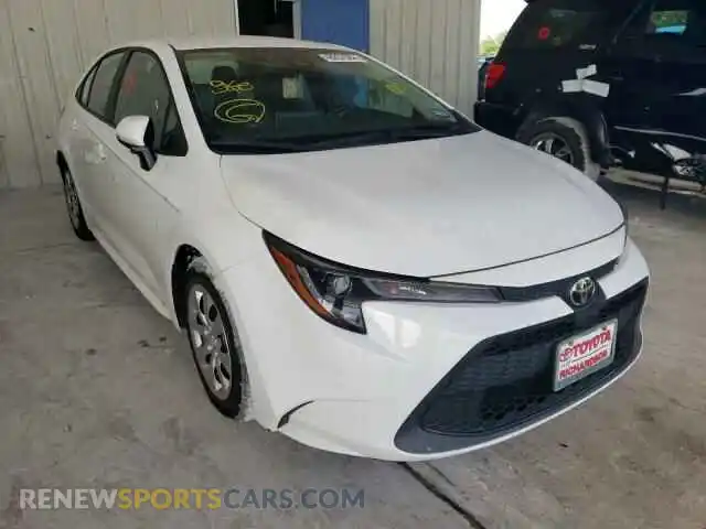 1 Photograph of a damaged car 5YFEPRAE3LP071929 TOYOTA COROLLA 2020