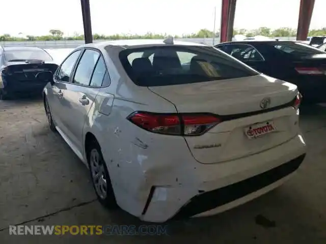 3 Photograph of a damaged car 5YFEPRAE3LP071929 TOYOTA COROLLA 2020