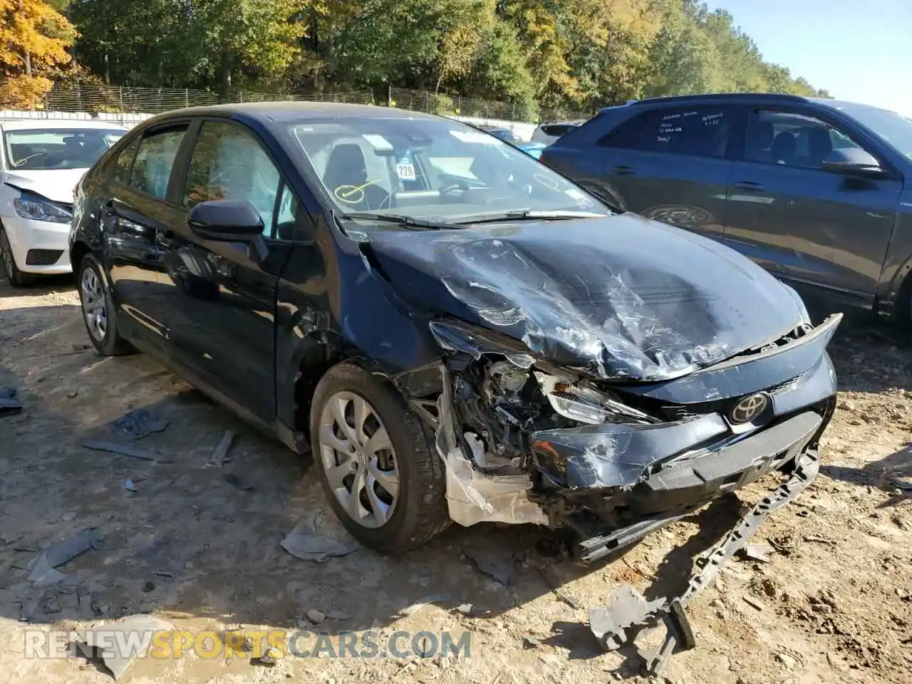 1 Photograph of a damaged car 5YFEPRAE3LP079772 TOYOTA COROLLA 2020