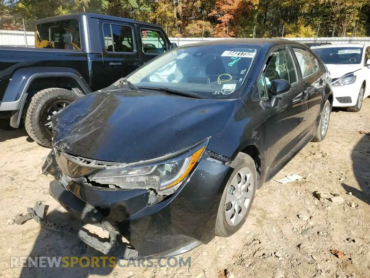2 Photograph of a damaged car 5YFEPRAE3LP079772 TOYOTA COROLLA 2020