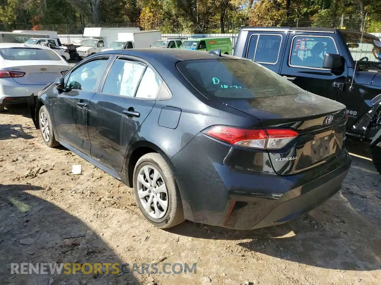 3 Photograph of a damaged car 5YFEPRAE3LP079772 TOYOTA COROLLA 2020