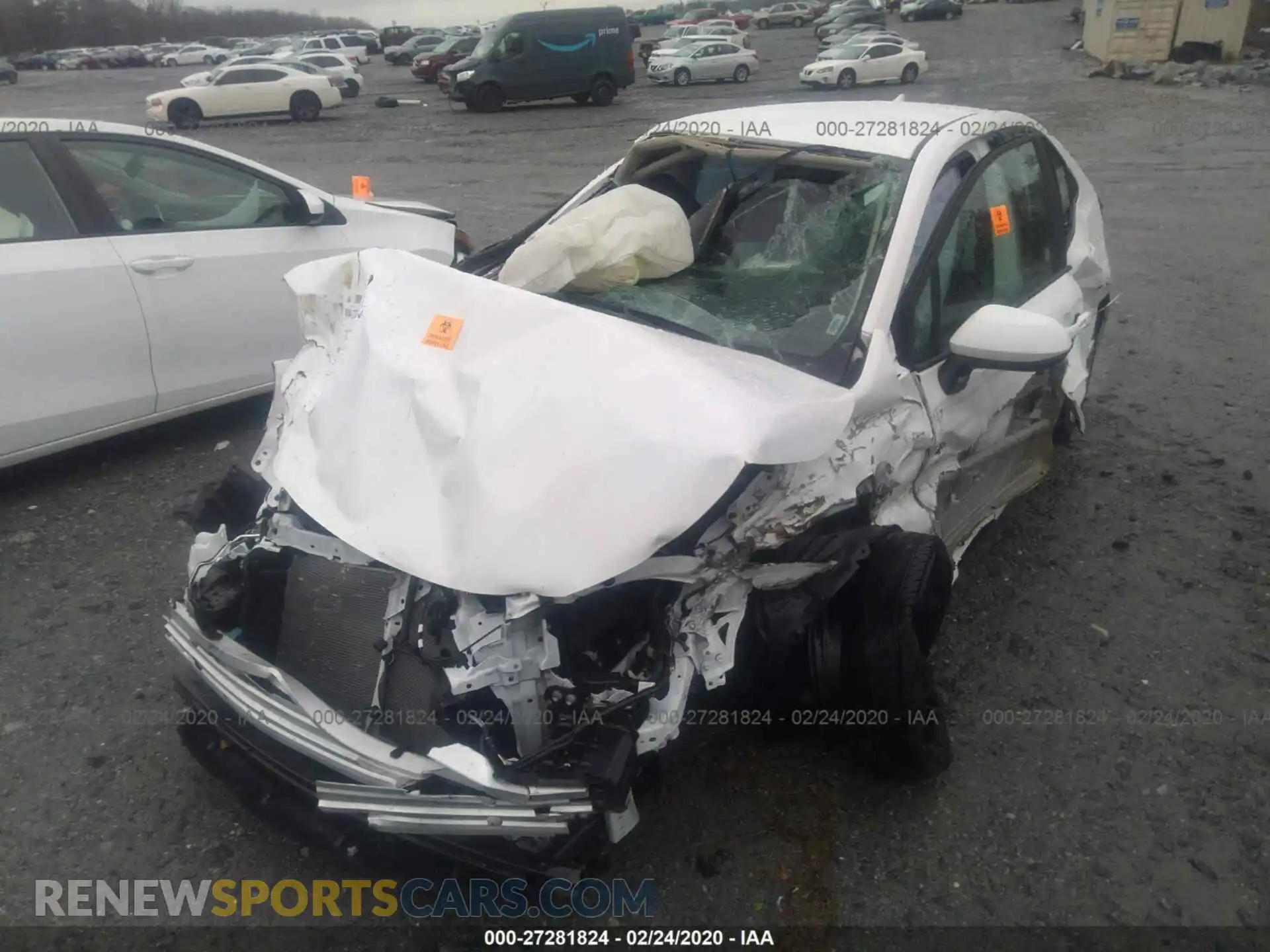 2 Photograph of a damaged car 5YFEPRAE3LP080324 TOYOTA COROLLA 2020