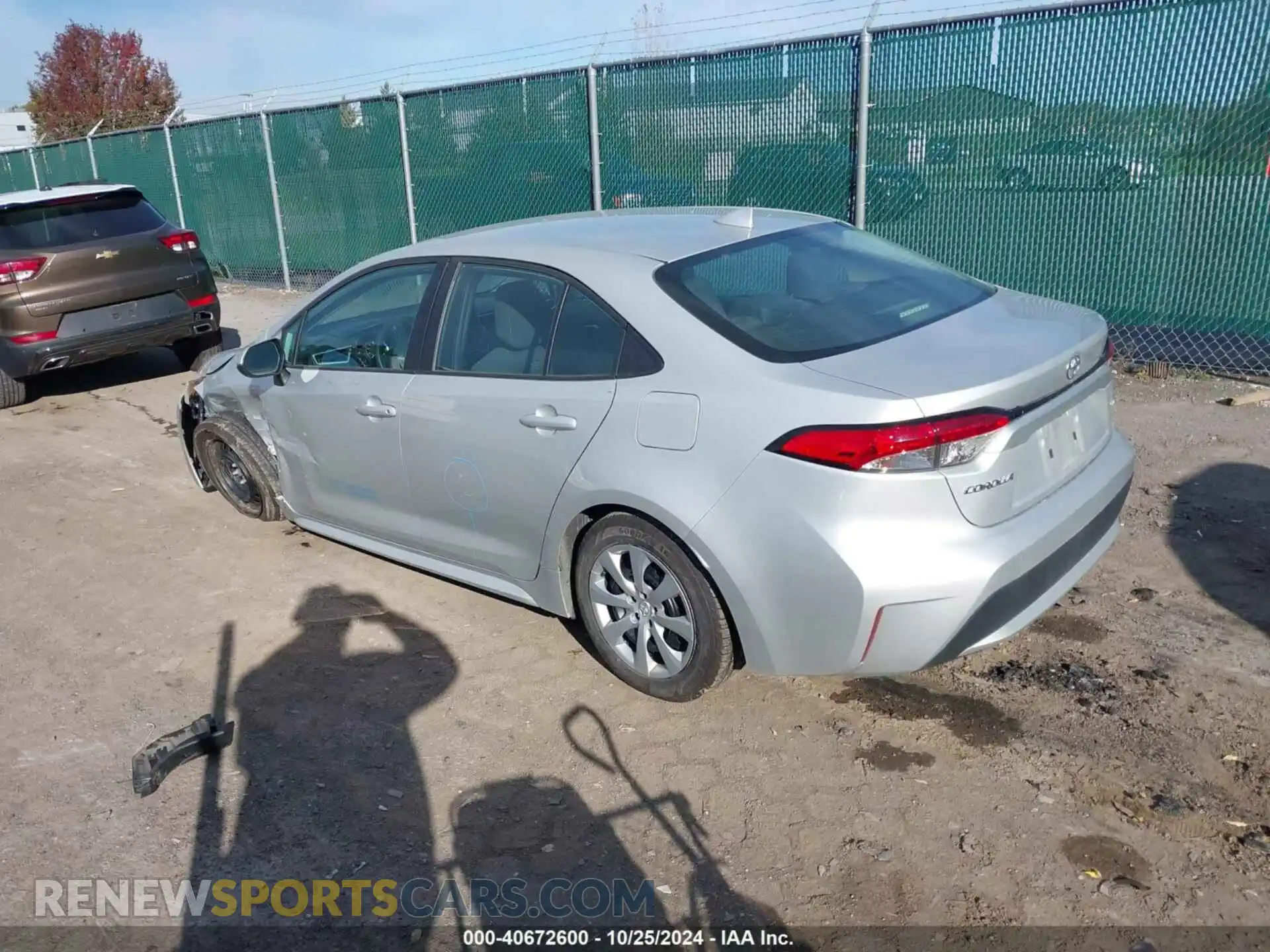 3 Photograph of a damaged car 5YFEPRAE3LP080954 TOYOTA COROLLA 2020