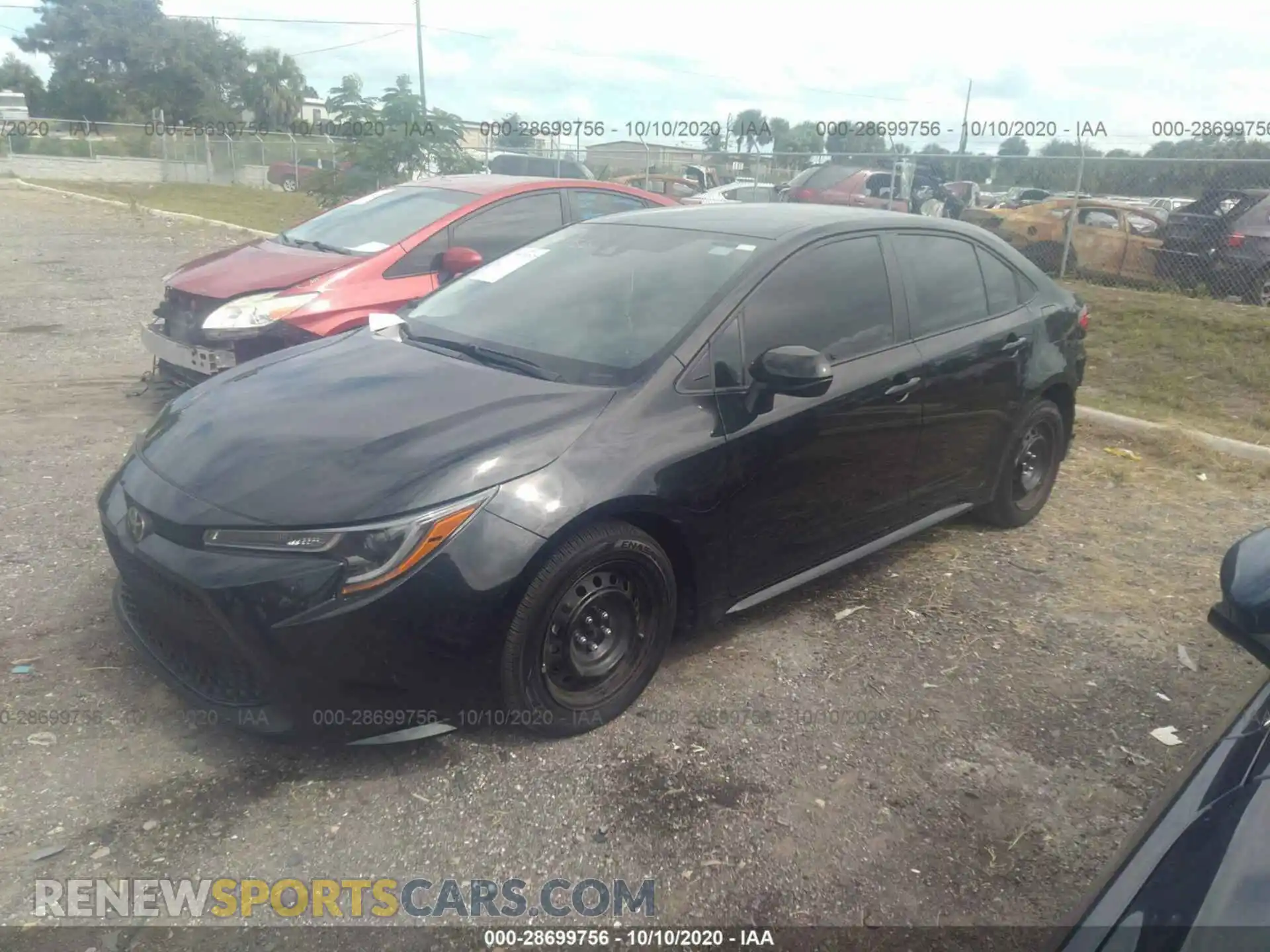 2 Photograph of a damaged car 5YFEPRAE3LP083613 TOYOTA COROLLA 2020