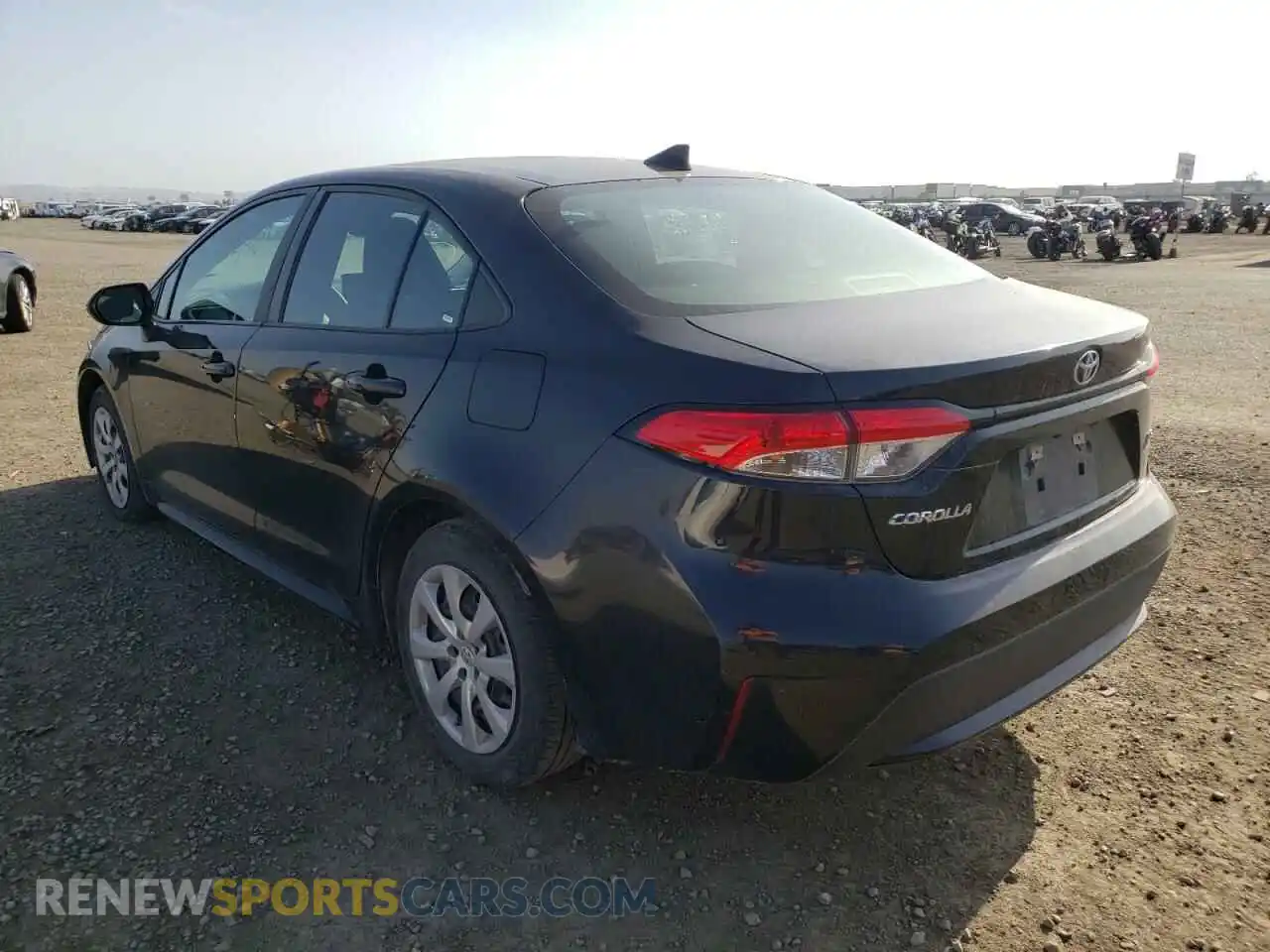 3 Photograph of a damaged car 5YFEPRAE3LP087239 TOYOTA COROLLA 2020