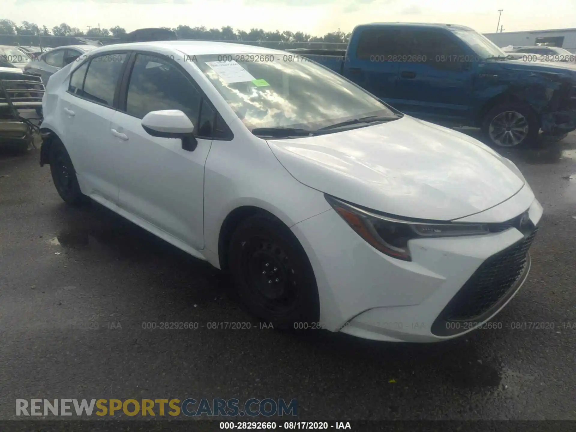 1 Photograph of a damaged car 5YFEPRAE3LP094790 TOYOTA COROLLA 2020