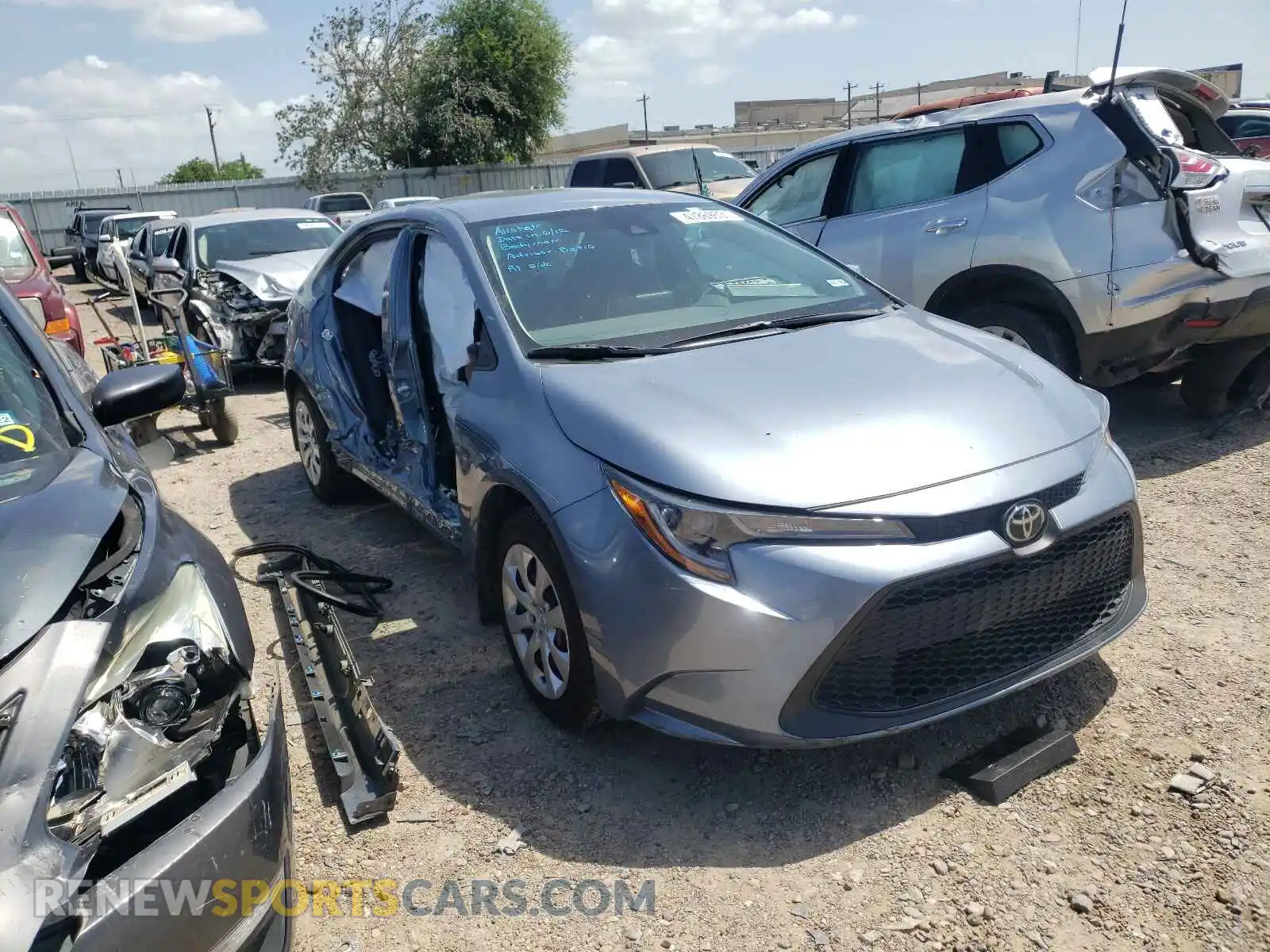 1 fotografías del automóvil dañado 5YFEPRAE3LP099701 TOYOTA COROLLA 2020