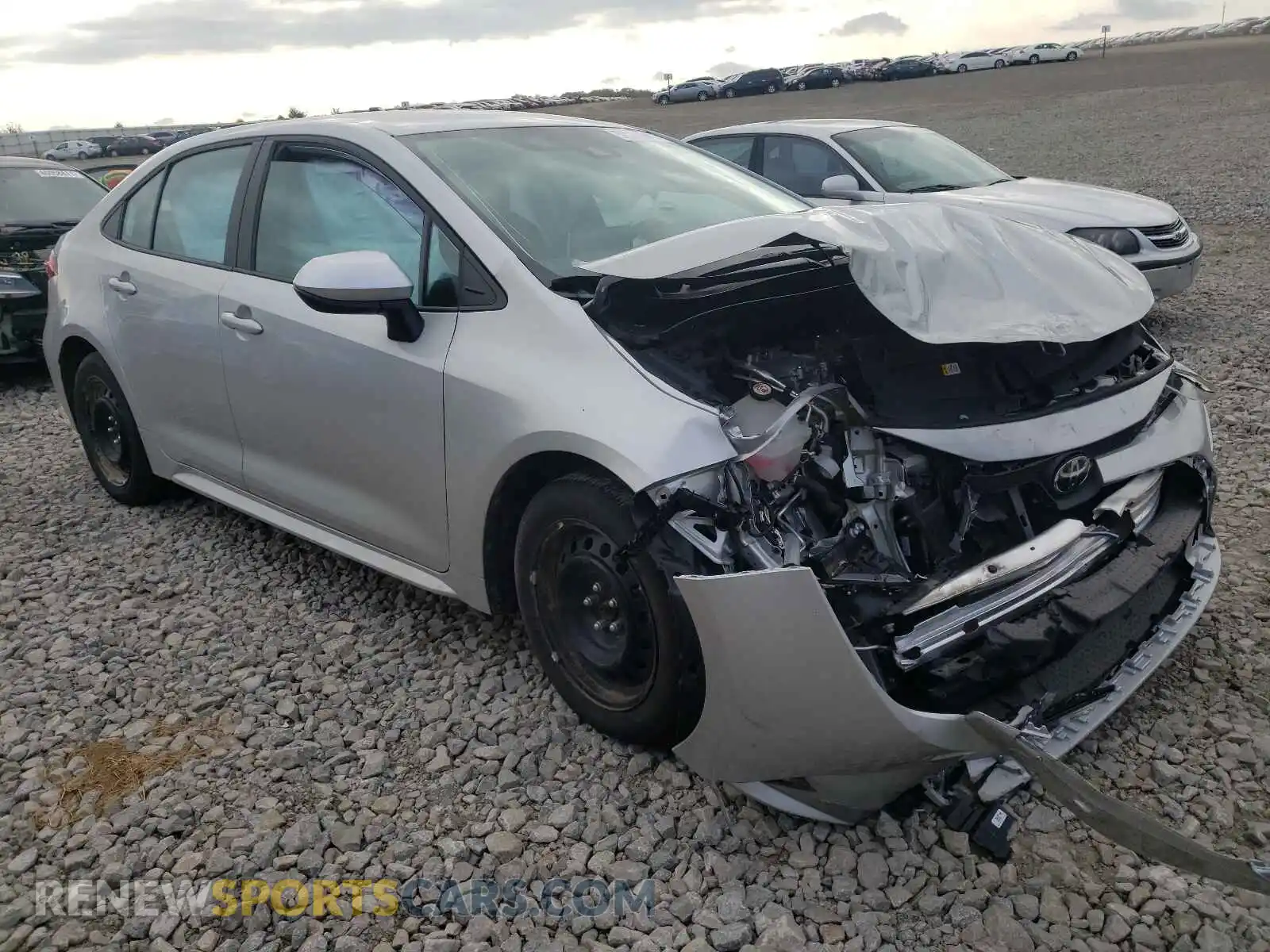 1 Photograph of a damaged car 5YFEPRAE3LP104881 TOYOTA COROLLA 2020