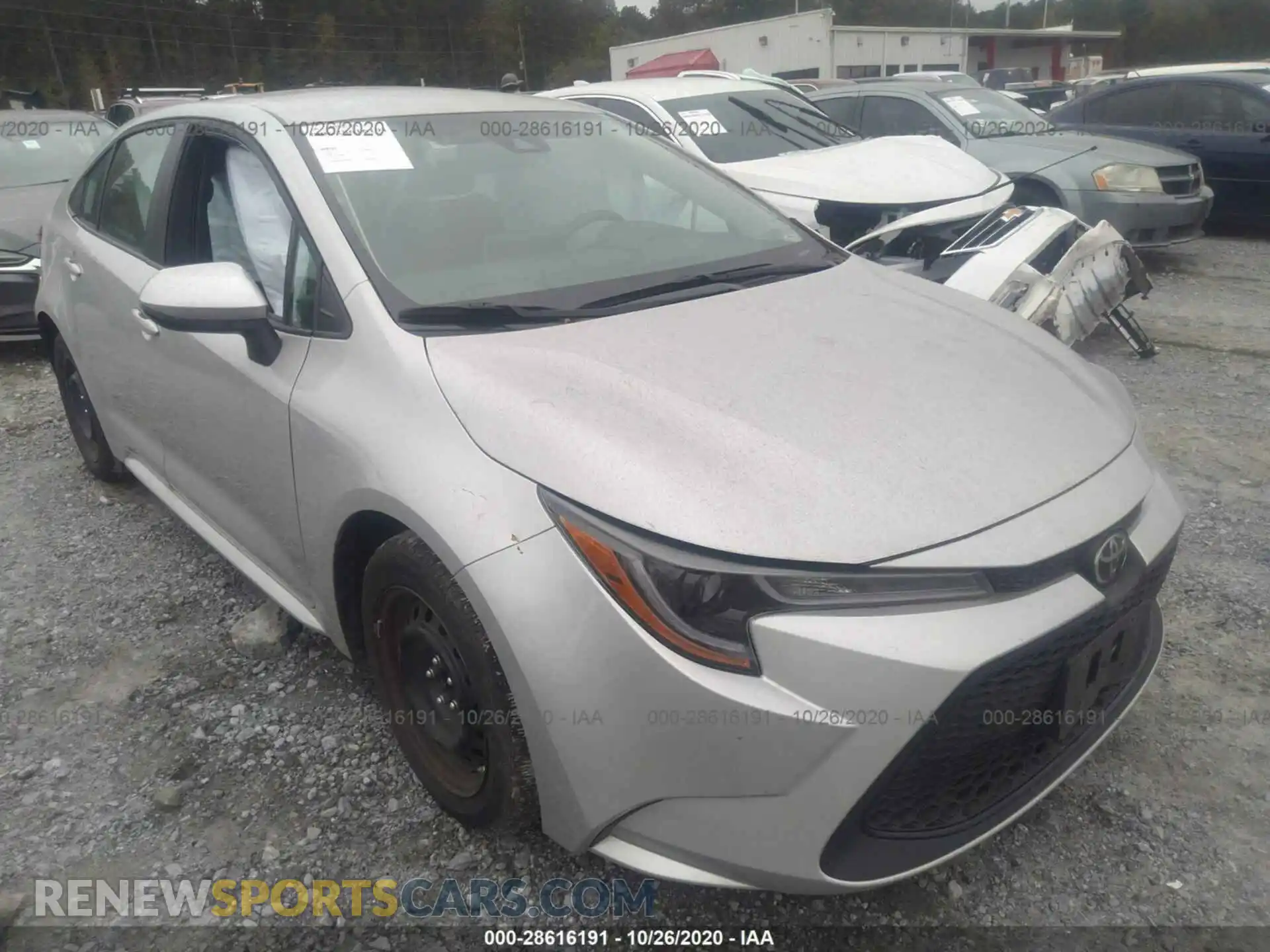 1 Photograph of a damaged car 5YFEPRAE3LP106629 TOYOTA COROLLA 2020