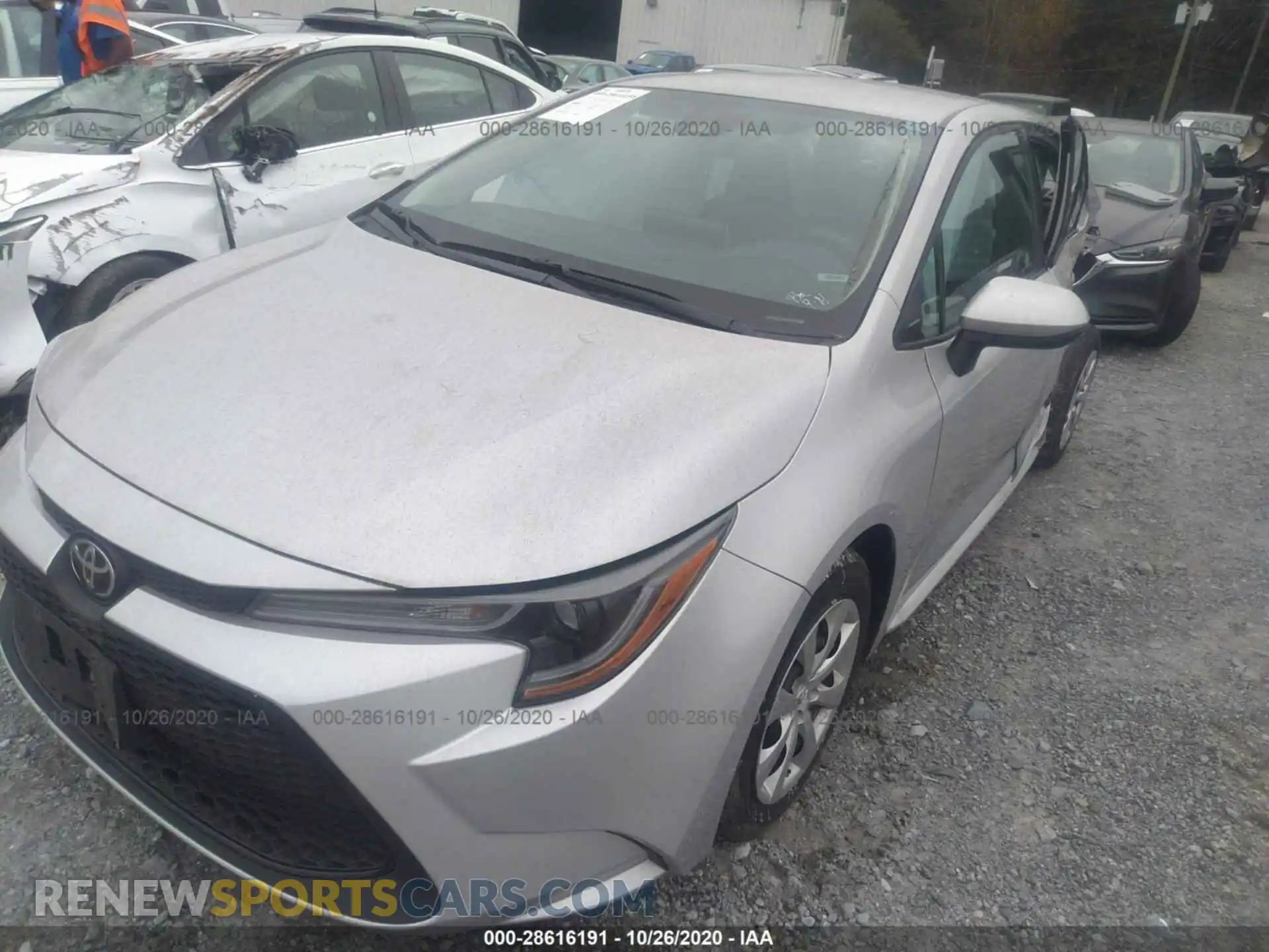2 Photograph of a damaged car 5YFEPRAE3LP106629 TOYOTA COROLLA 2020