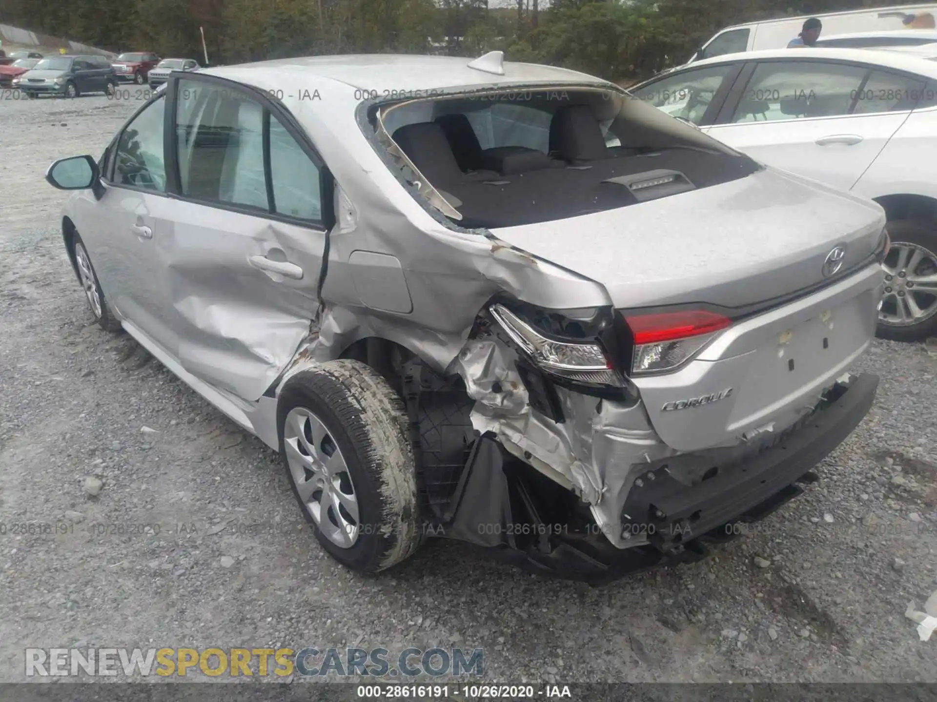 3 Photograph of a damaged car 5YFEPRAE3LP106629 TOYOTA COROLLA 2020