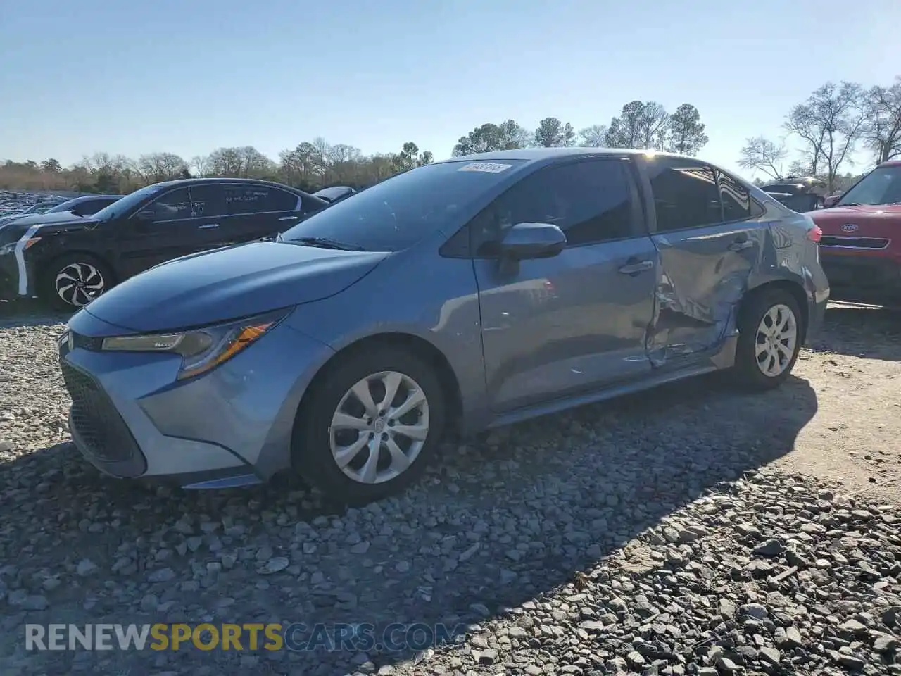 1 Photograph of a damaged car 5YFEPRAE3LP106730 TOYOTA COROLLA 2020