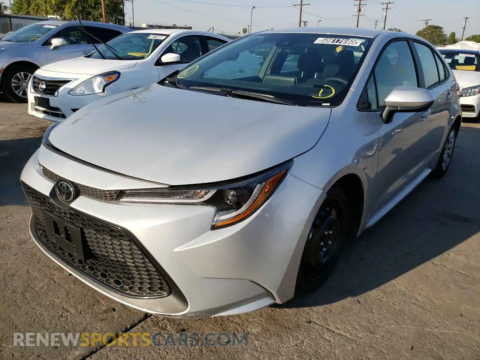 2 Photograph of a damaged car 5YFEPRAE3LP106985 TOYOTA COROLLA 2020