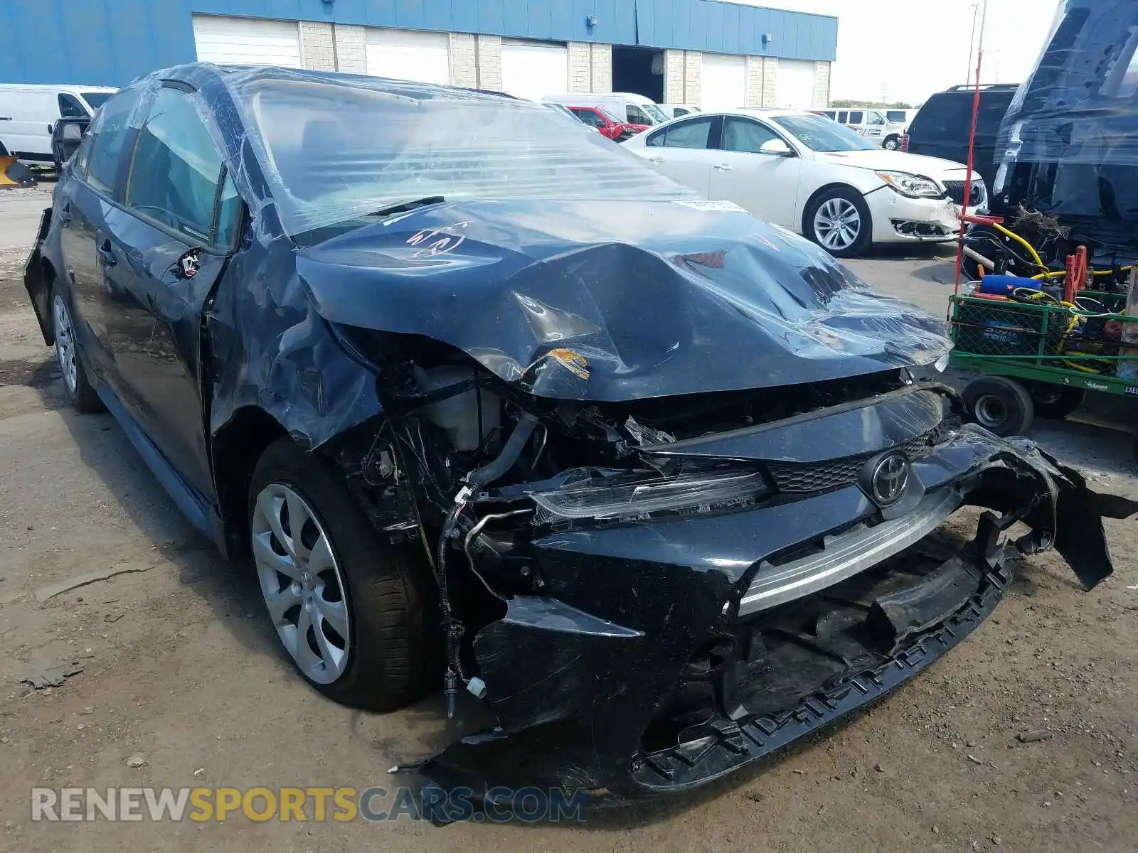 1 Photograph of a damaged car 5YFEPRAE3LP107232 TOYOTA COROLLA 2020