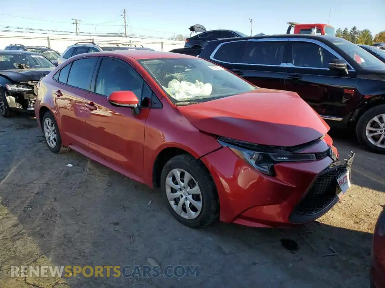 1 fotografías del automóvil dañado 5YFEPRAE3LP109062 TOYOTA COROLLA 2020