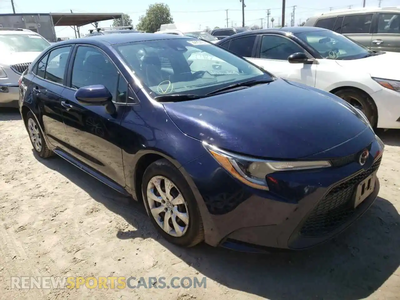 1 Photograph of a damaged car 5YFEPRAE3LP109188 TOYOTA COROLLA 2020