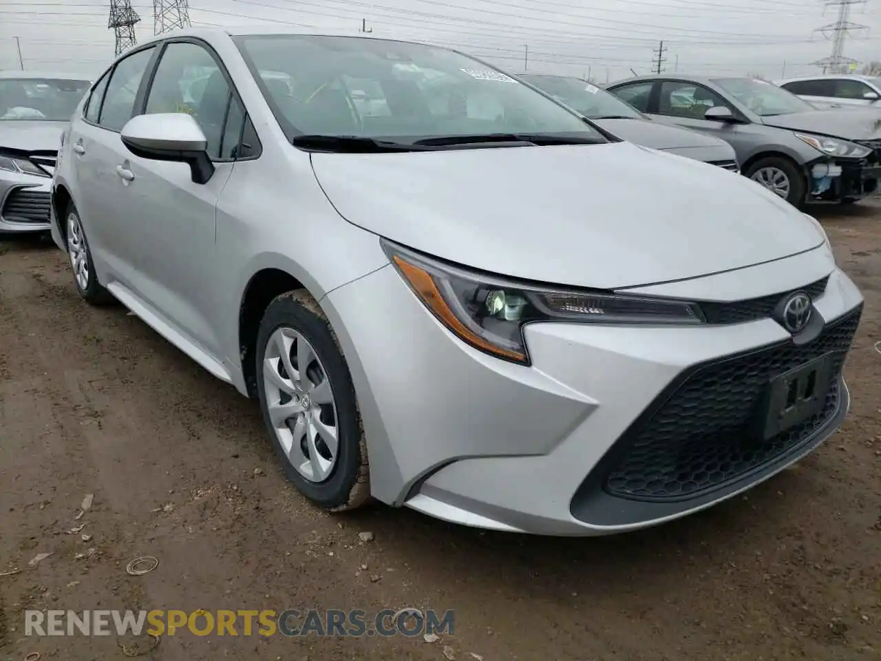 1 Photograph of a damaged car 5YFEPRAE3LP116514 TOYOTA COROLLA 2020