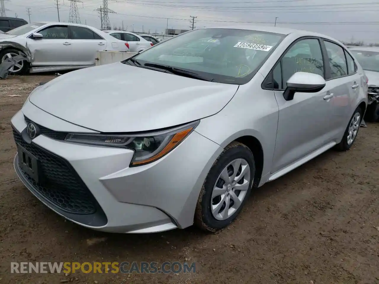 2 Photograph of a damaged car 5YFEPRAE3LP116514 TOYOTA COROLLA 2020