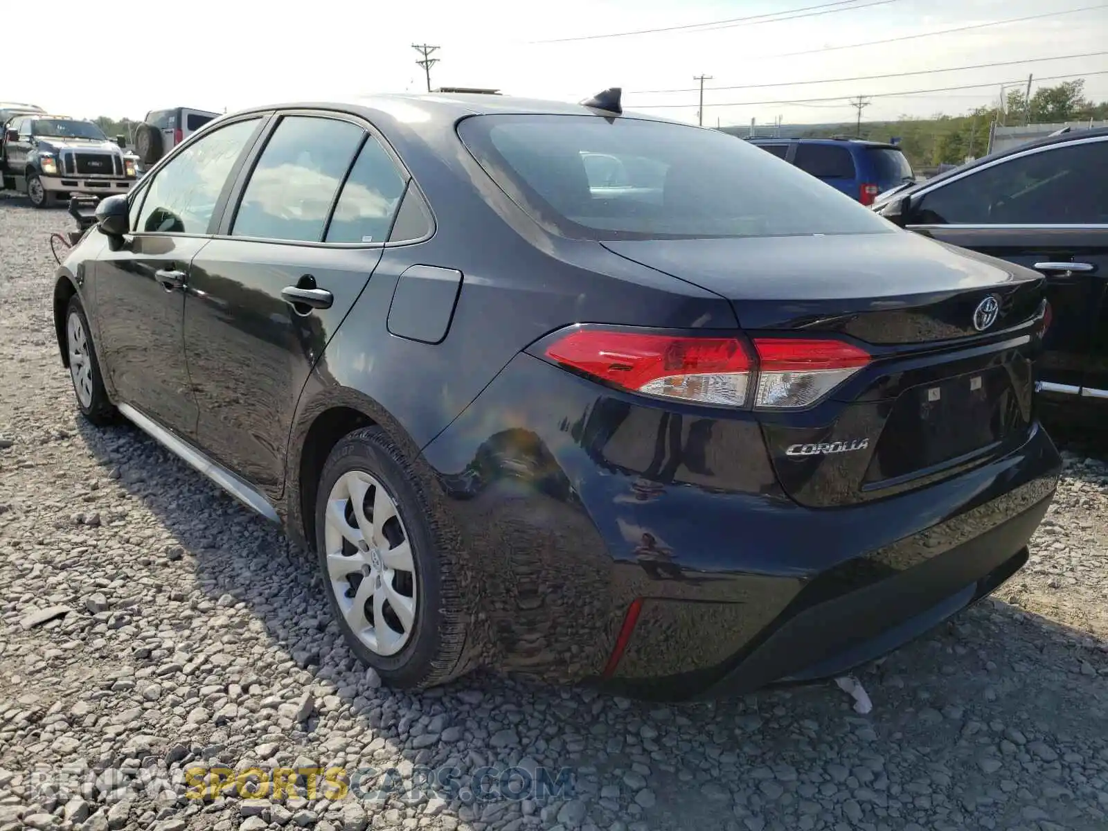 3 Photograph of a damaged car 5YFEPRAE3LP116836 TOYOTA COROLLA 2020