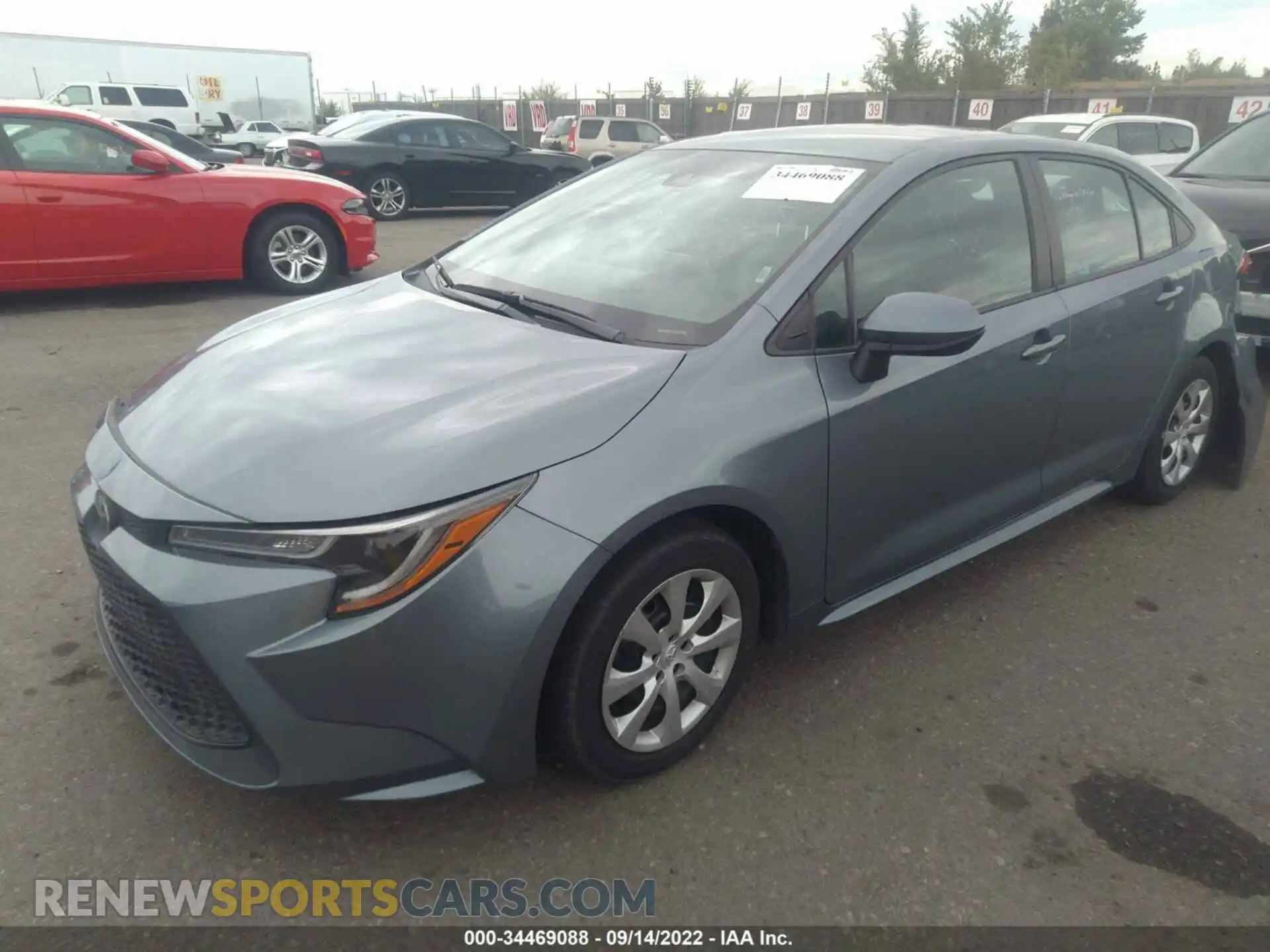 2 Photograph of a damaged car 5YFEPRAE3LP117677 TOYOTA COROLLA 2020