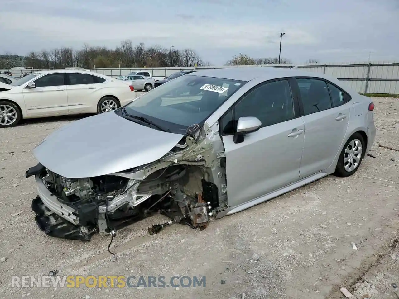 1 Photograph of a damaged car 5YFEPRAE3LP118165 TOYOTA COROLLA 2020