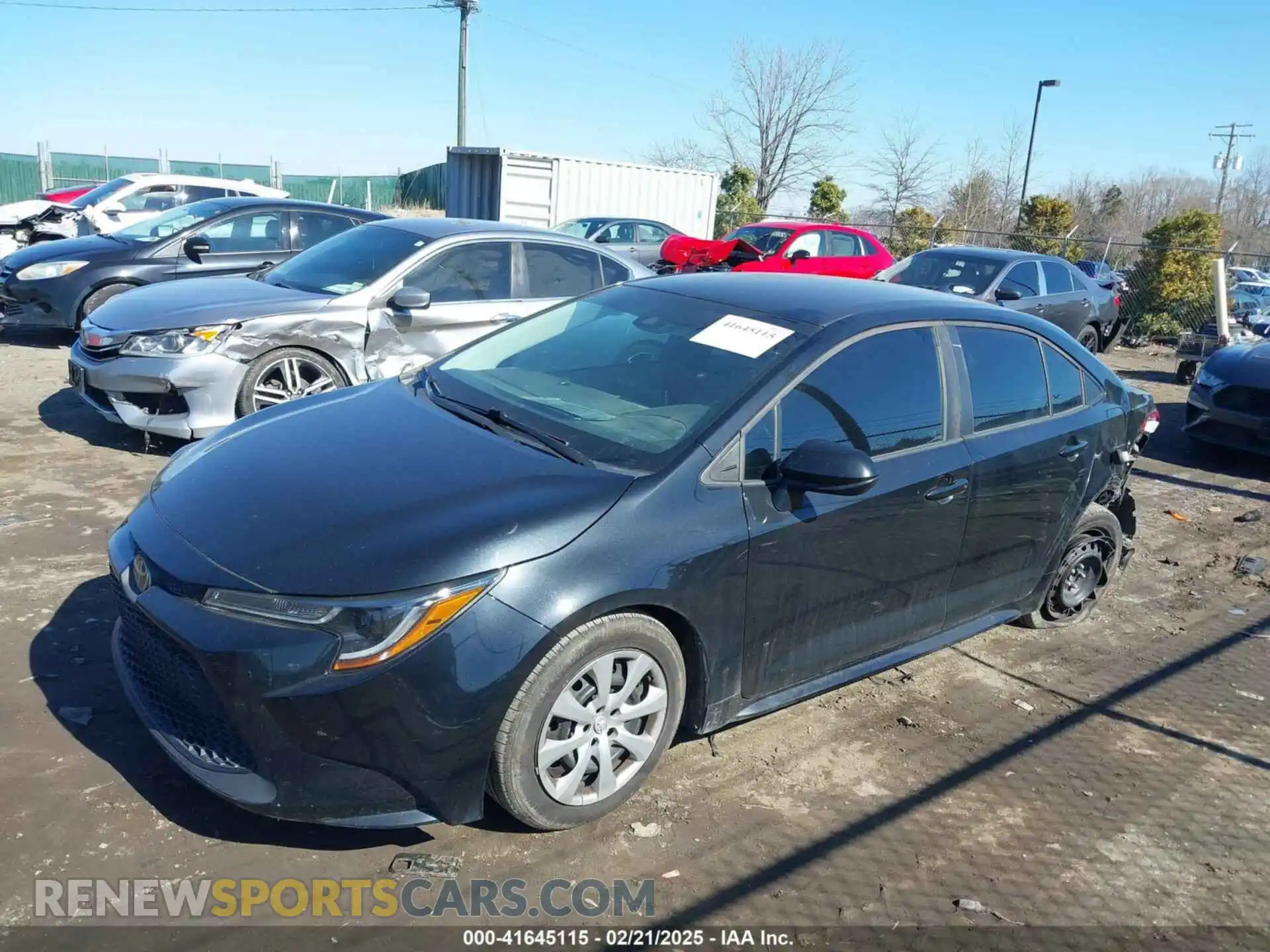 2 Photograph of a damaged car 5YFEPRAE3LP126010 TOYOTA COROLLA 2020