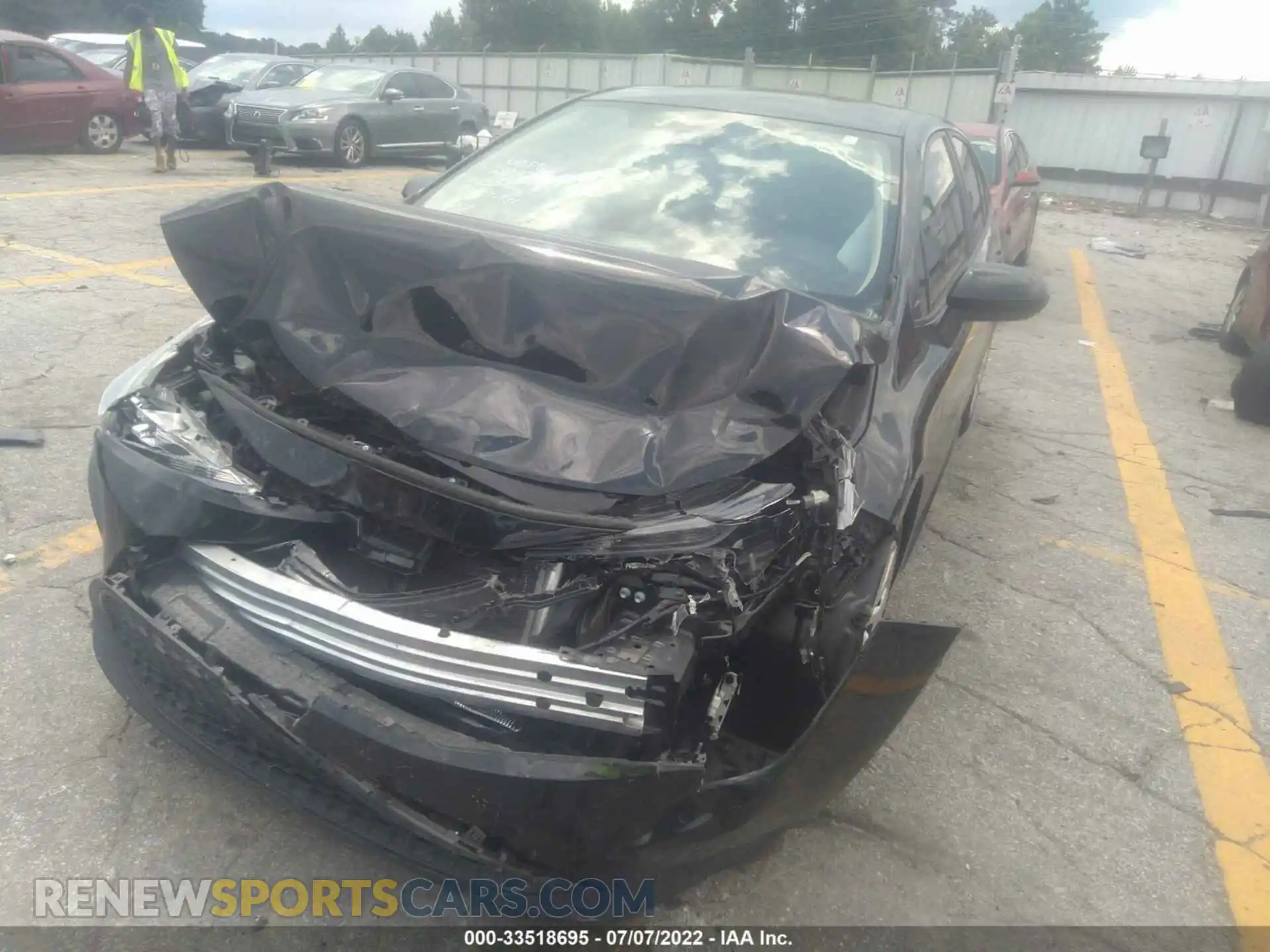 2 Photograph of a damaged car 5YFEPRAE3LP127416 TOYOTA COROLLA 2020
