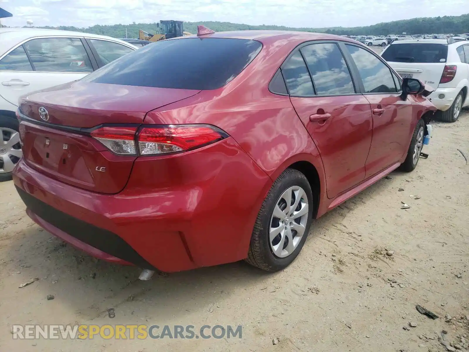 3 Photograph of a damaged car 5YFEPRAE3LP135905 TOYOTA COROLLA 2020