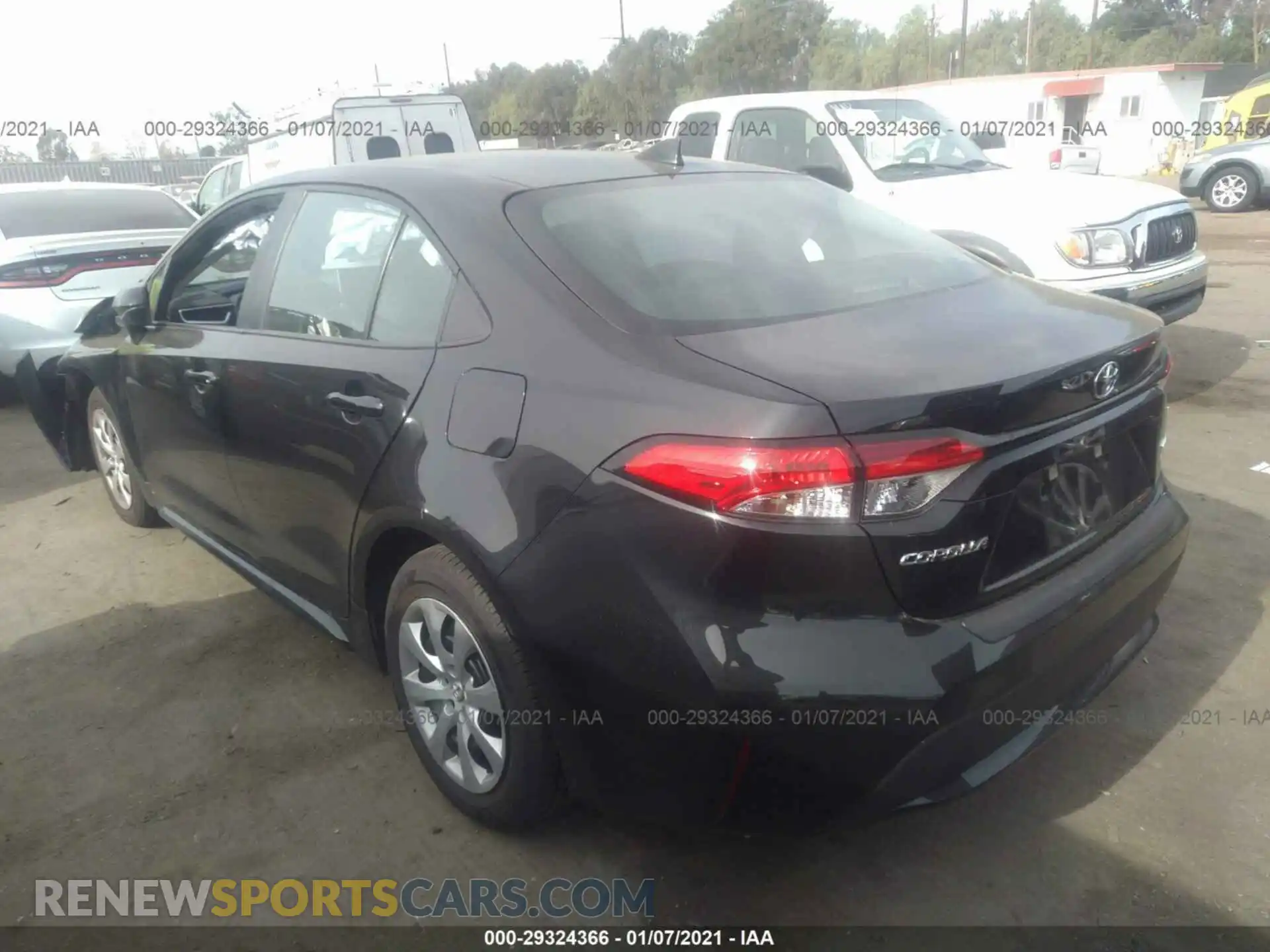 3 Photograph of a damaged car 5YFEPRAE3LP137542 TOYOTA COROLLA 2020