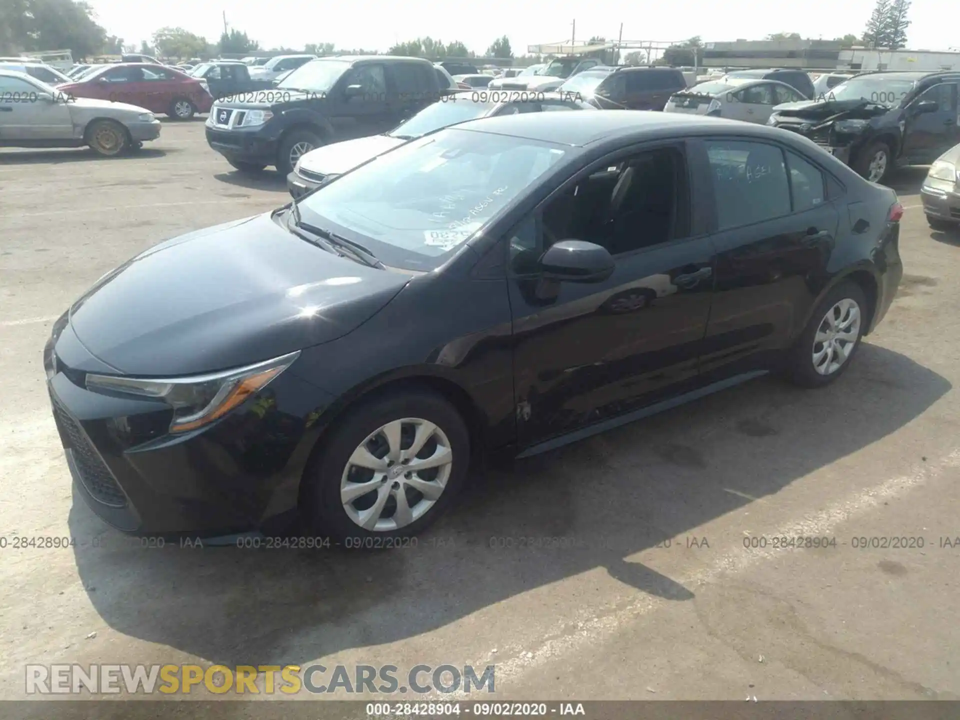 2 Photograph of a damaged car 5YFEPRAE4LP012100 TOYOTA COROLLA 2020