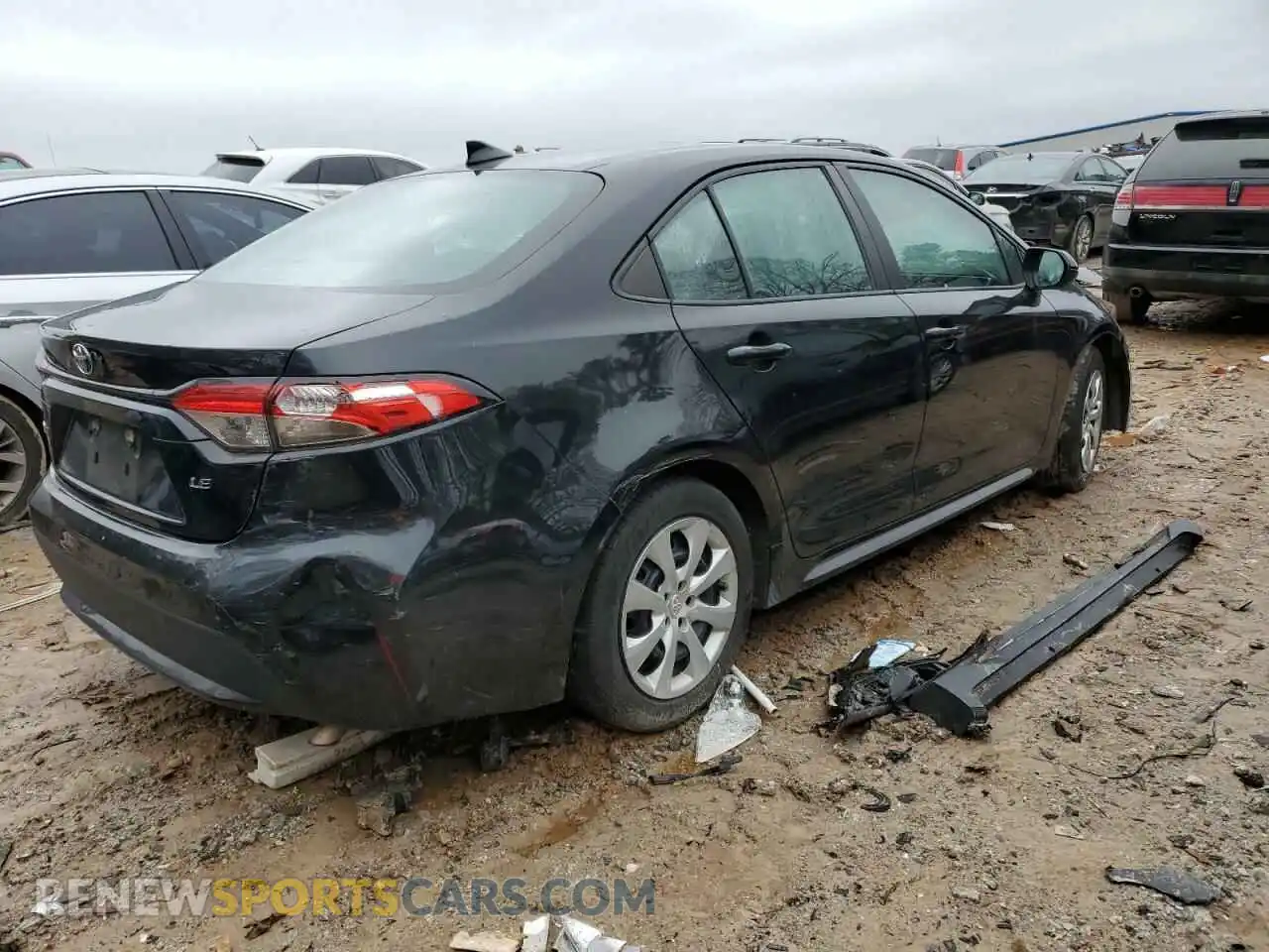 3 Photograph of a damaged car 5YFEPRAE4LP020312 TOYOTA COROLLA 2020