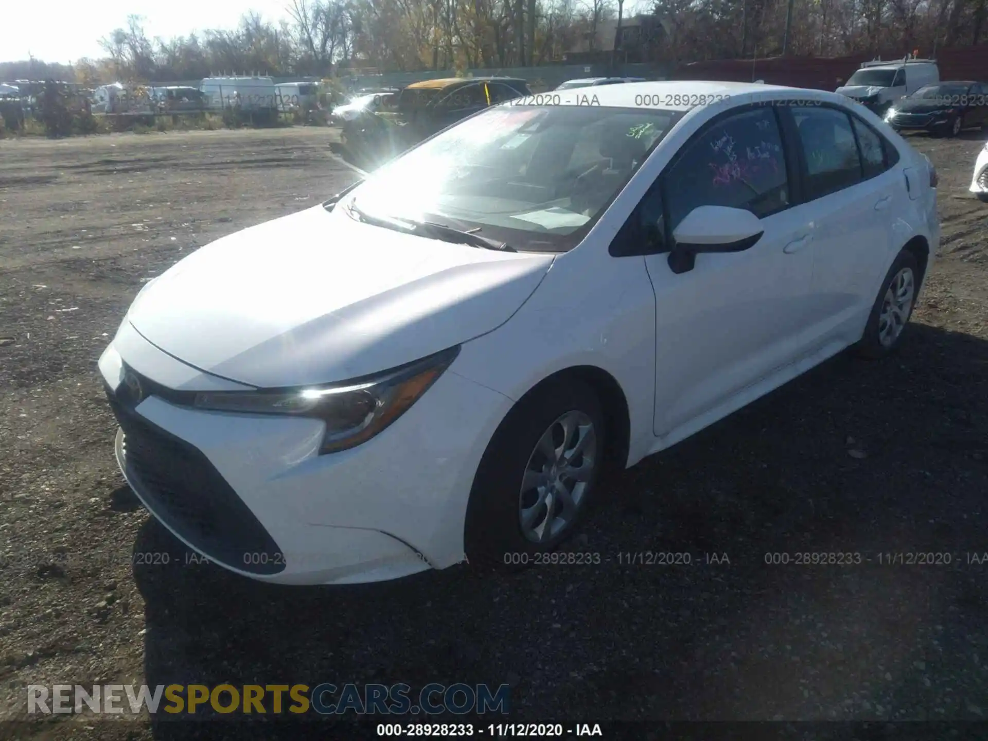 2 Photograph of a damaged car 5YFEPRAE4LP033125 TOYOTA COROLLA 2020