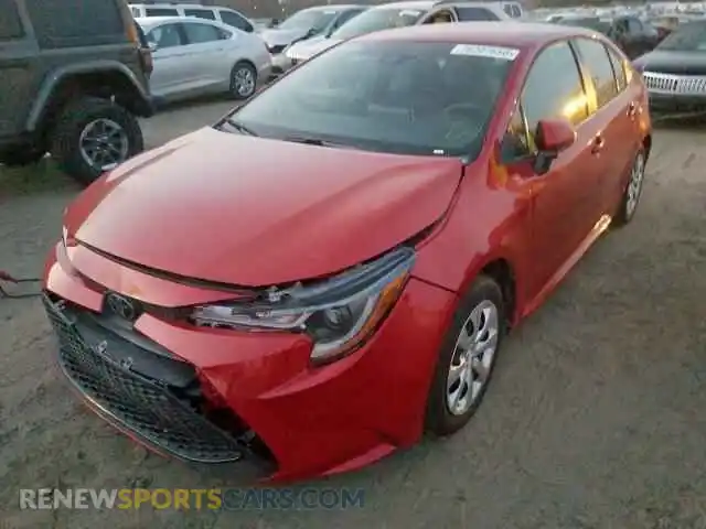 2 Photograph of a damaged car 5YFEPRAE4LP041208 TOYOTA COROLLA 2020