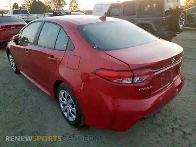3 Photograph of a damaged car 5YFEPRAE4LP041208 TOYOTA COROLLA 2020