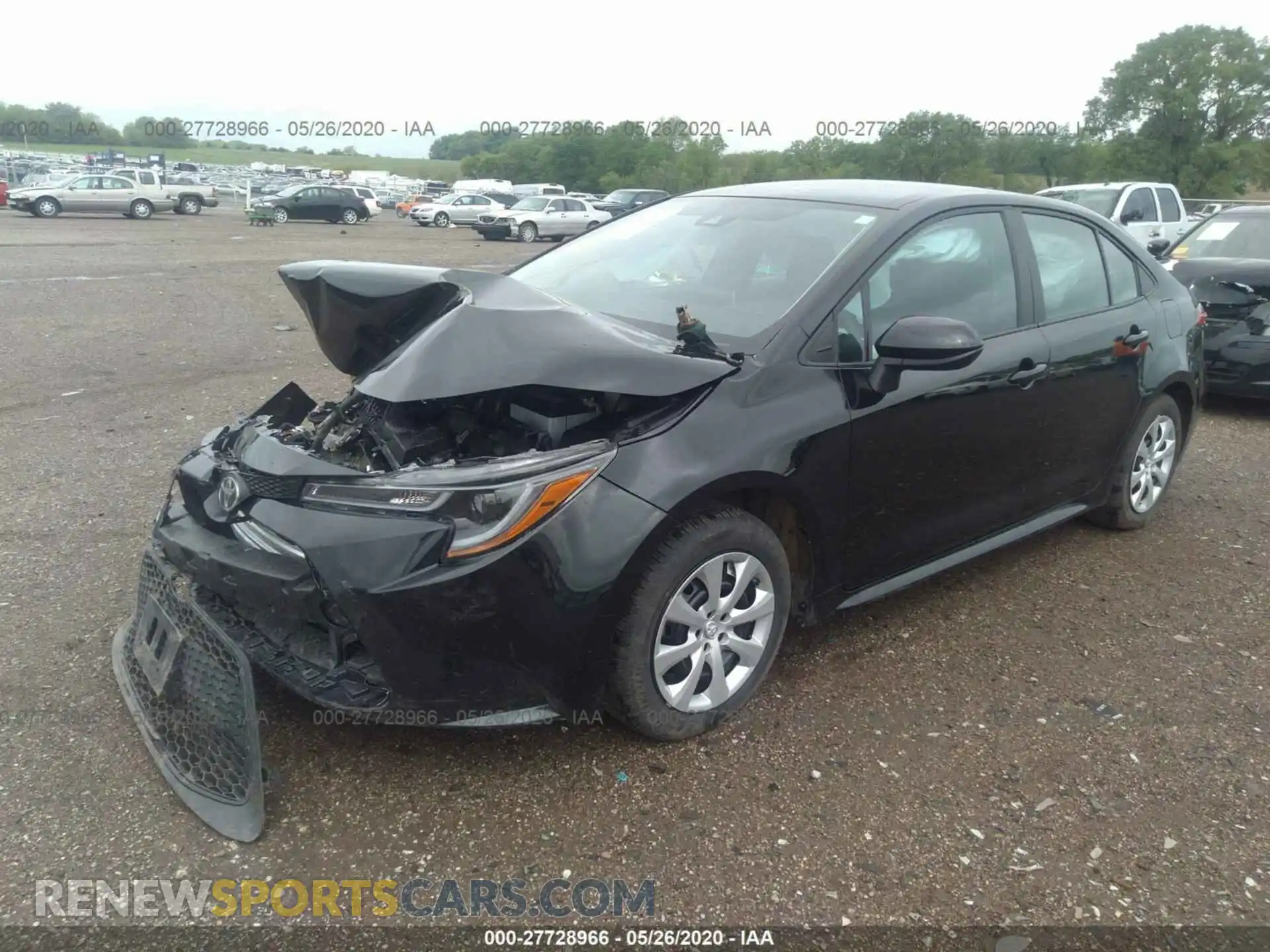 2 Photograph of a damaged car 5YFEPRAE4LP047199 TOYOTA COROLLA 2020