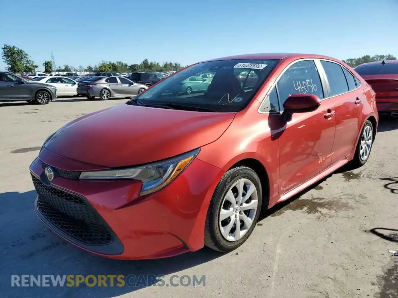 2 Photograph of a damaged car 5YFEPRAE4LP049213 TOYOTA COROLLA 2020