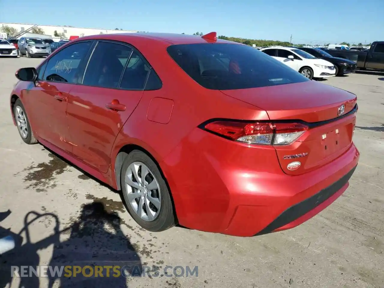 3 Photograph of a damaged car 5YFEPRAE4LP049213 TOYOTA COROLLA 2020